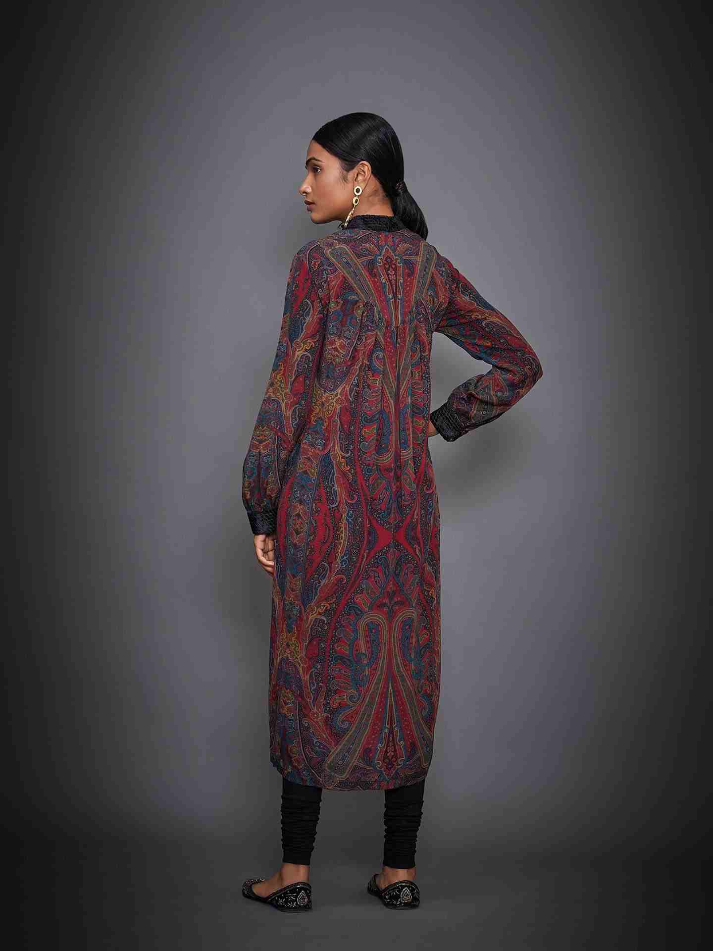 Black & Multi Nagina Suit Set