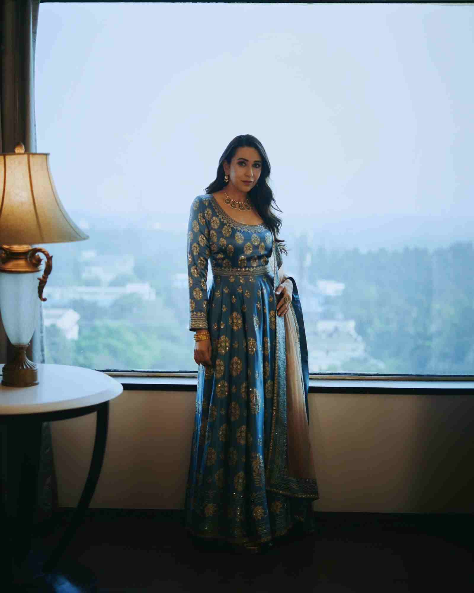 Blue Agora Jasmine Anarkali Suit