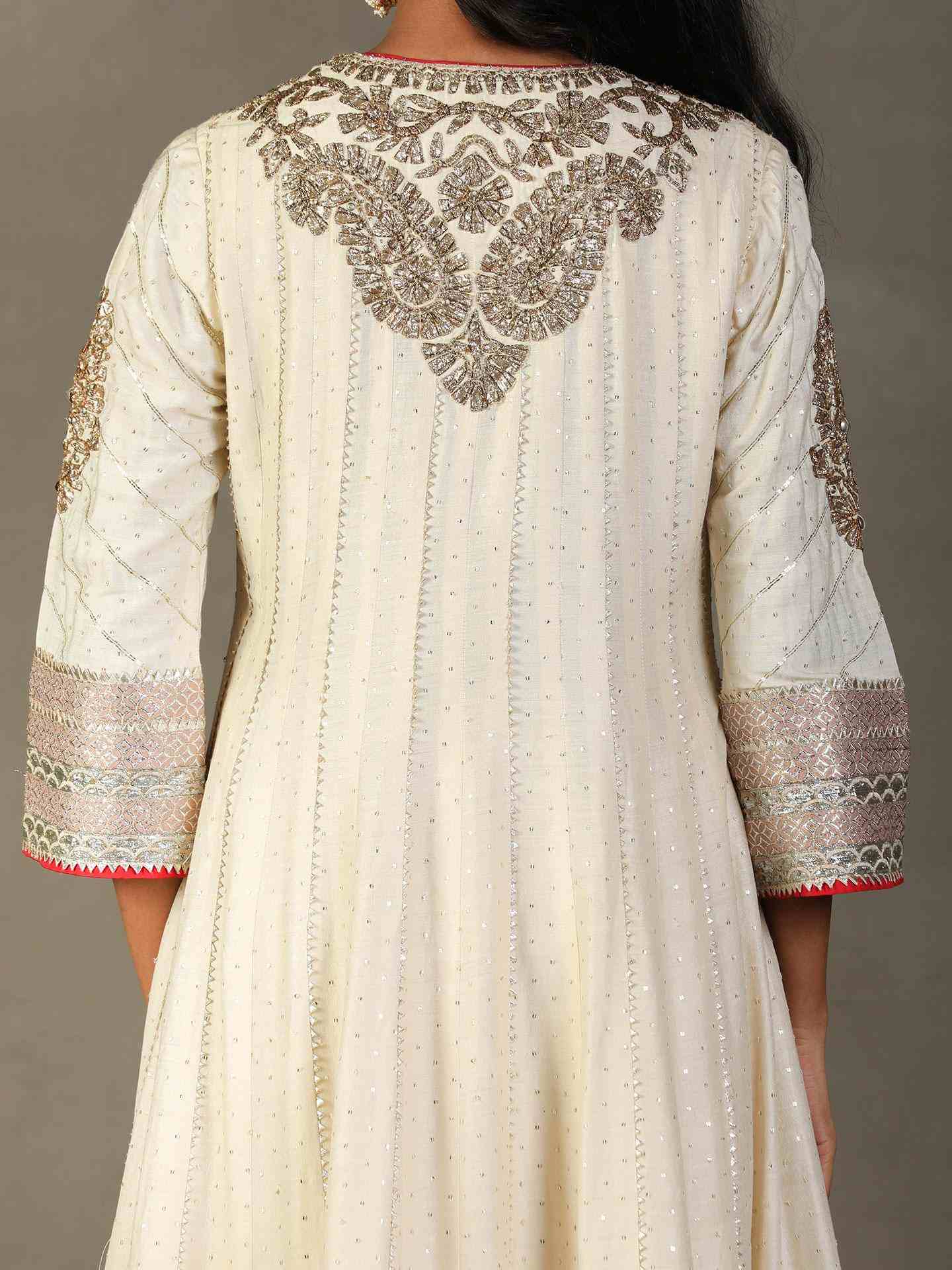 Off White Bhawani Anarkali Suit
