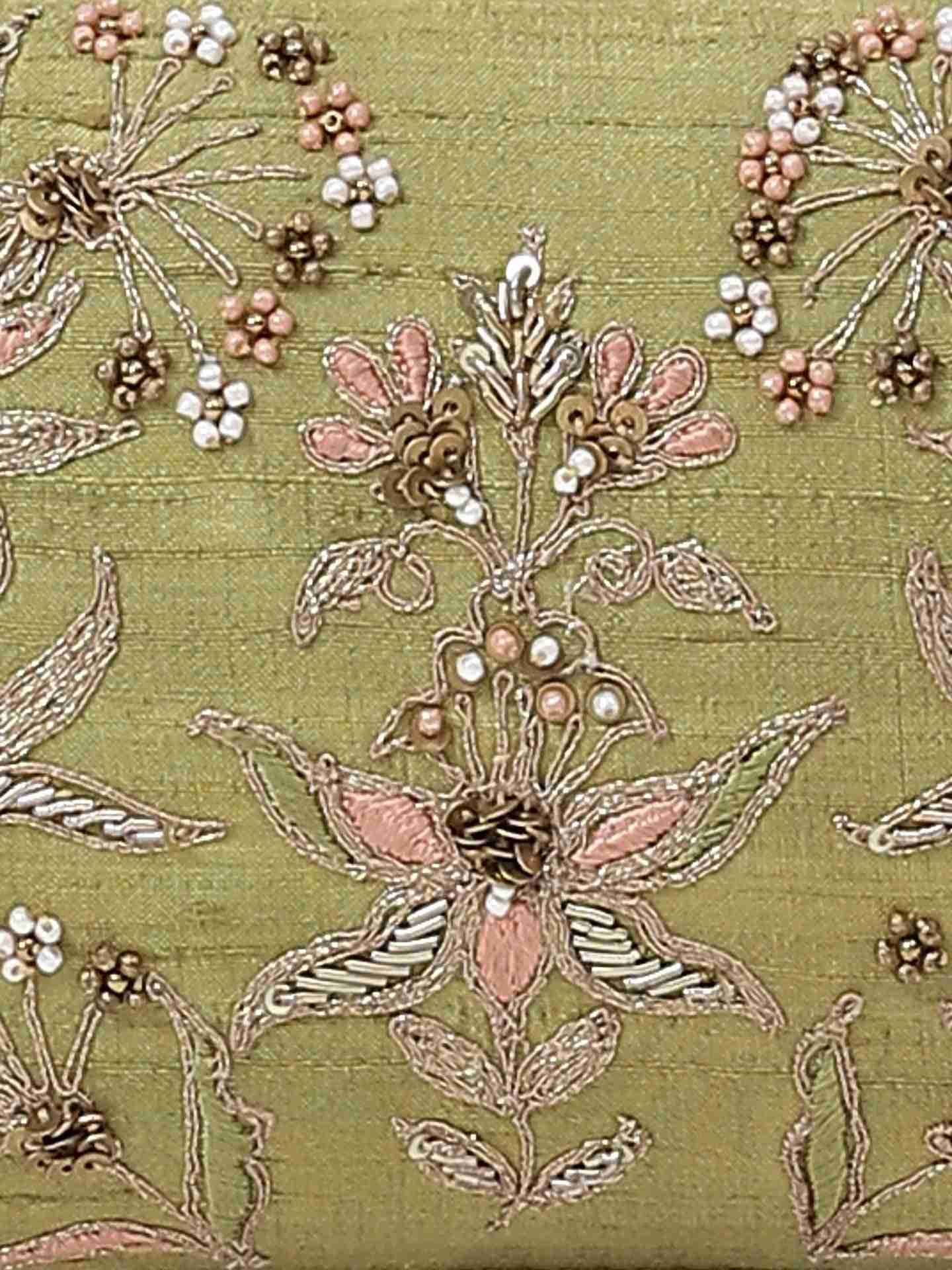 Apple Green Dilara Clutch