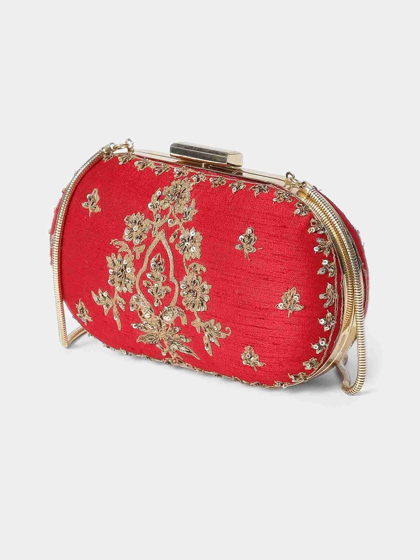 Red Koshi Clutch