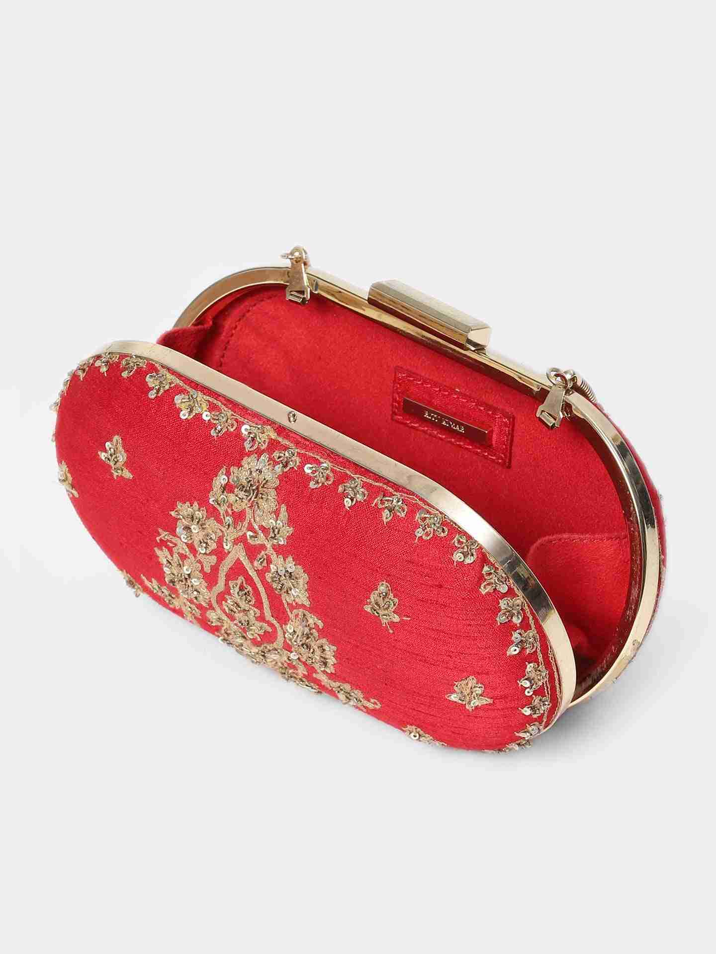 Red Koshi Clutch