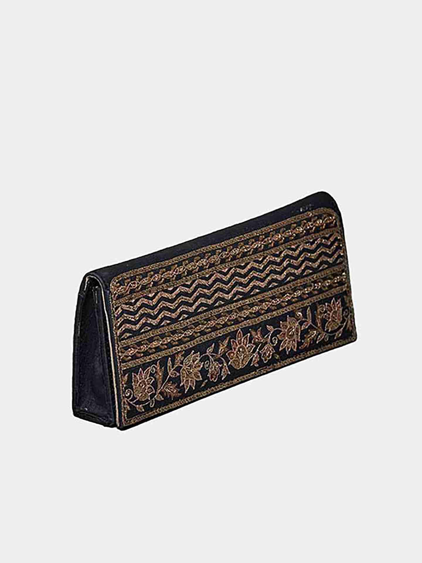 Black Agora Jasmine Clutch