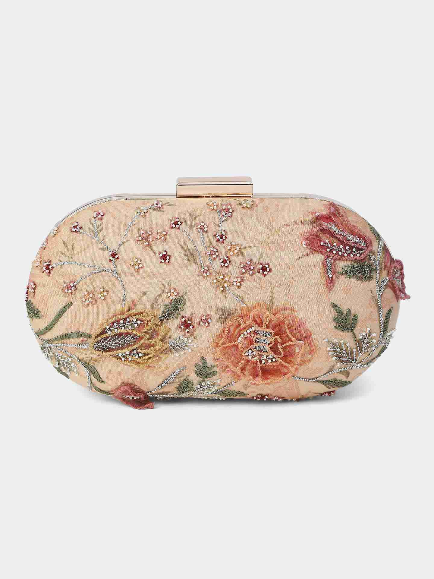 Old Rose Dahlia Clutch