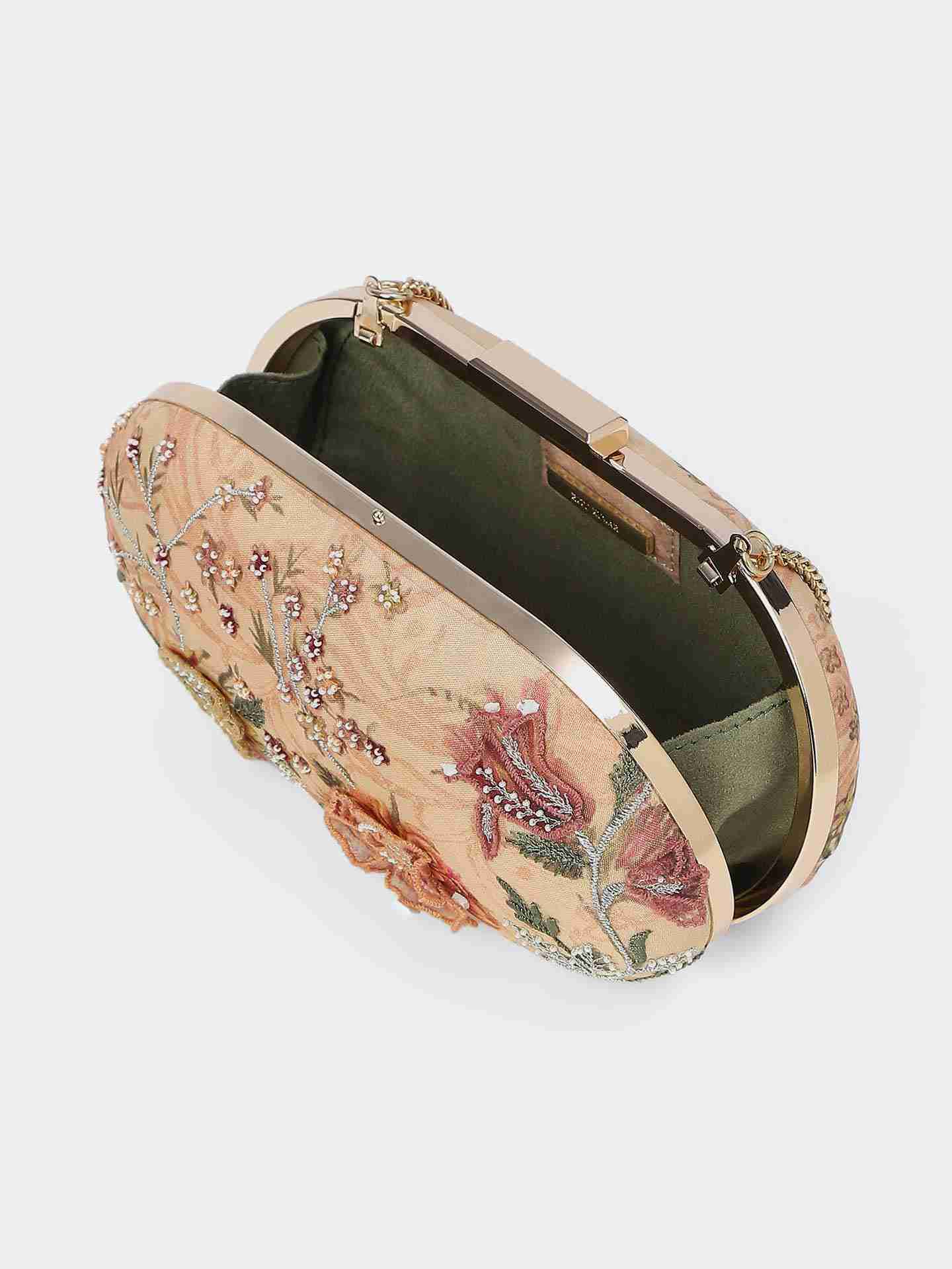 Old Rose Dahlia Clutch