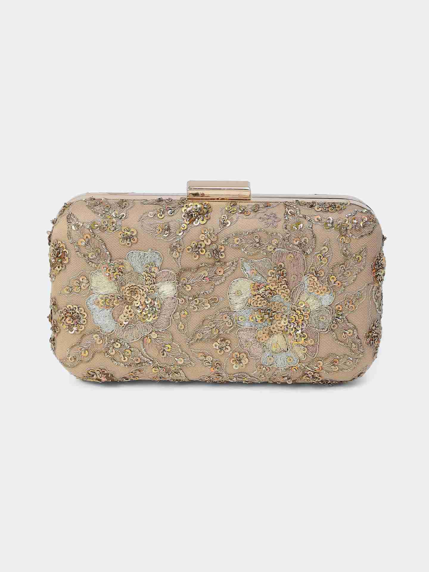 Multi Color Bella Floral Clutch