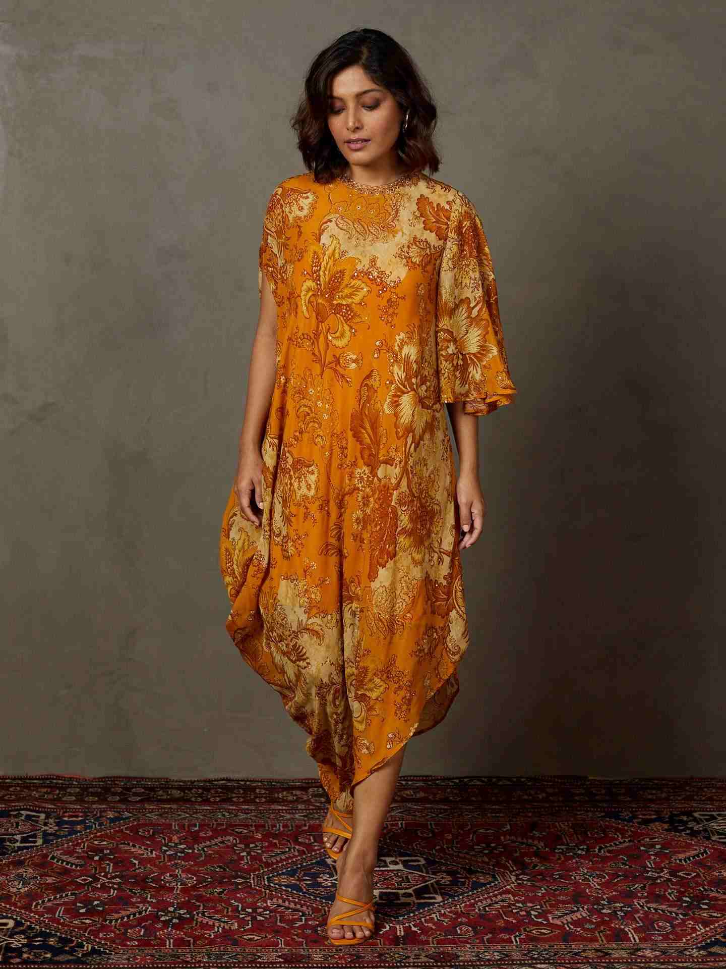Yellow Ochre Kylie Dress
