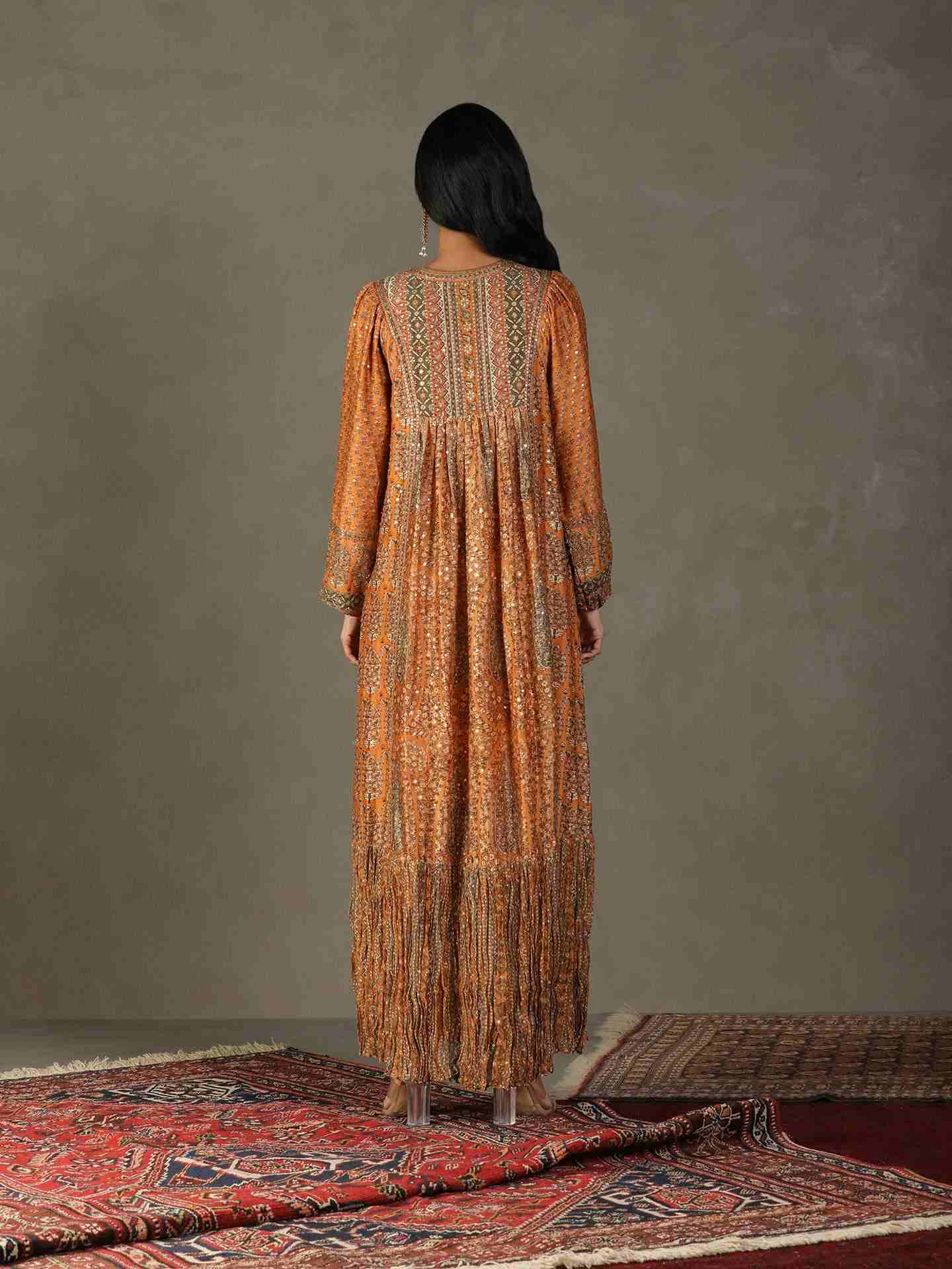 Topaz Yellow & Khaki Keya Dress