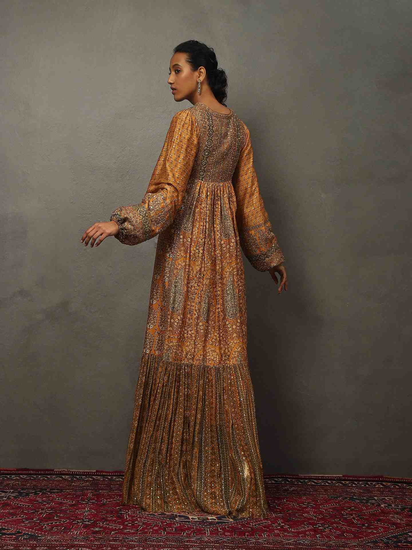 Rust Keya Dress