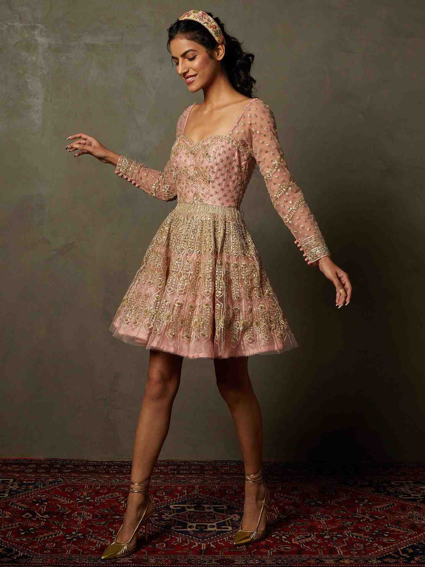 Blush Peach Chanda Dress