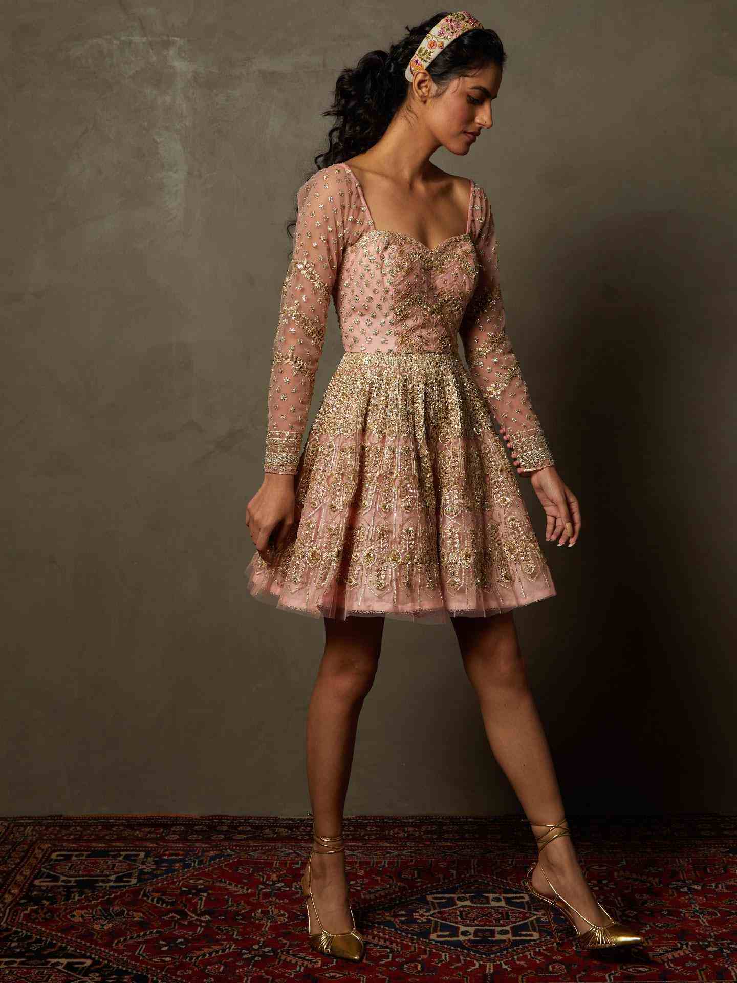 Blush Peach Chanda Dress