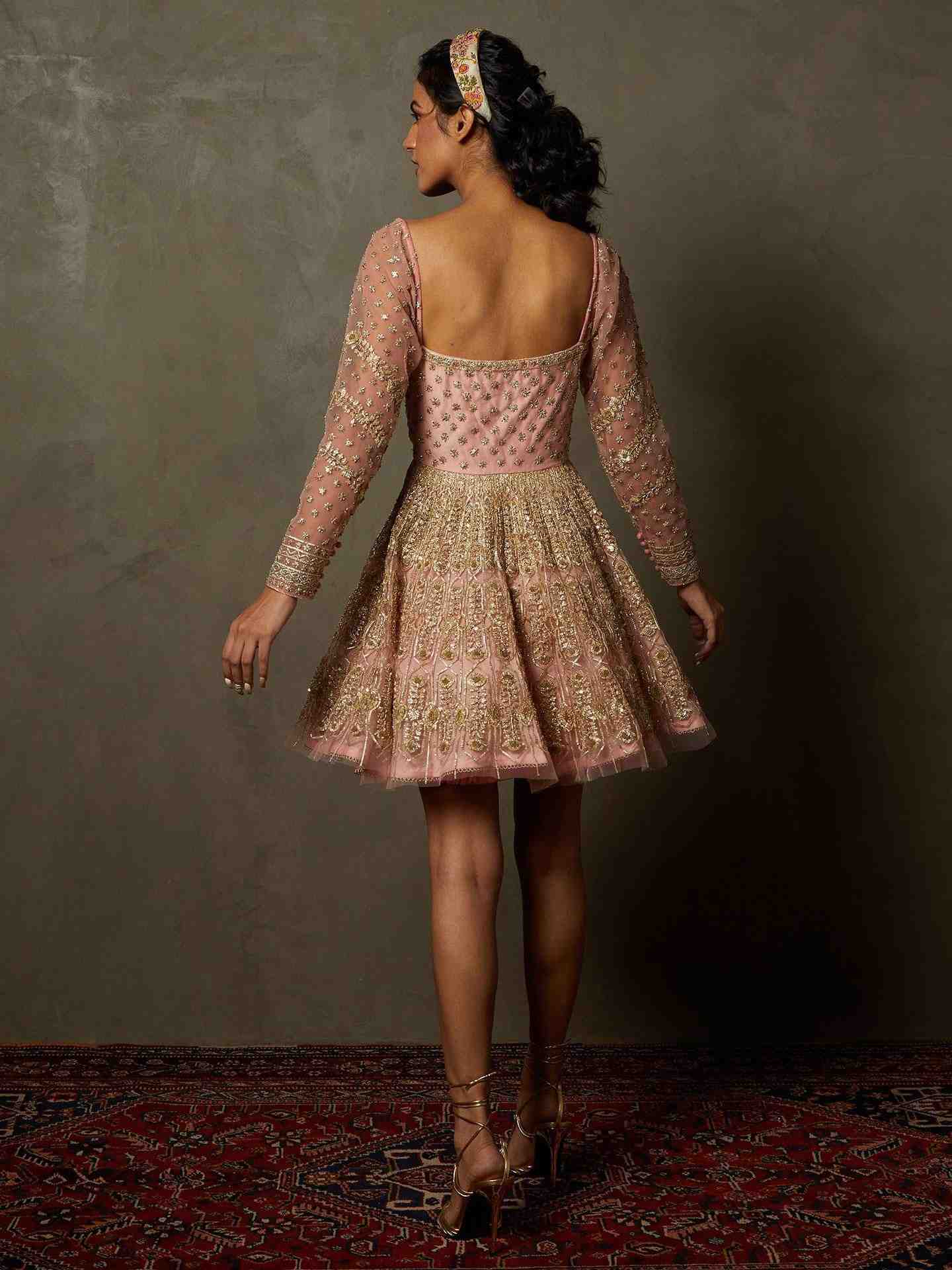 Blush Peach Chanda Dress
