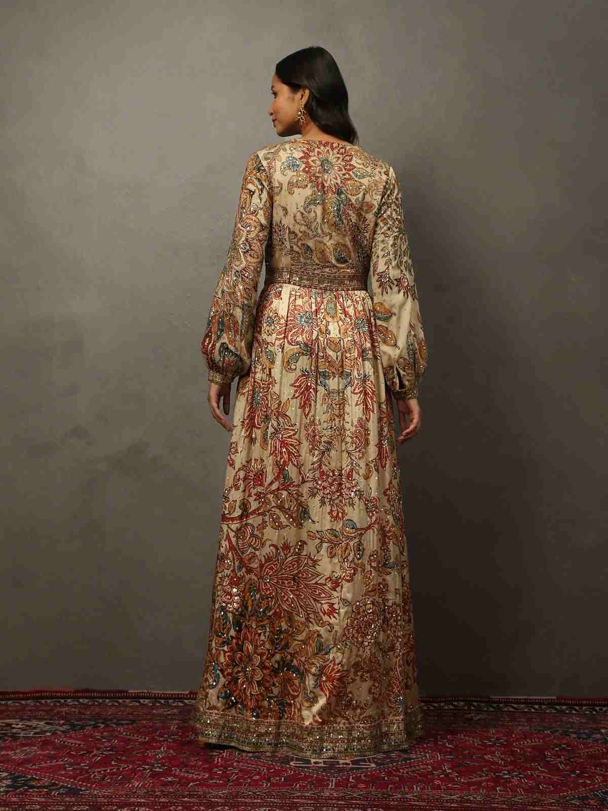 Beige Parikrama Dress