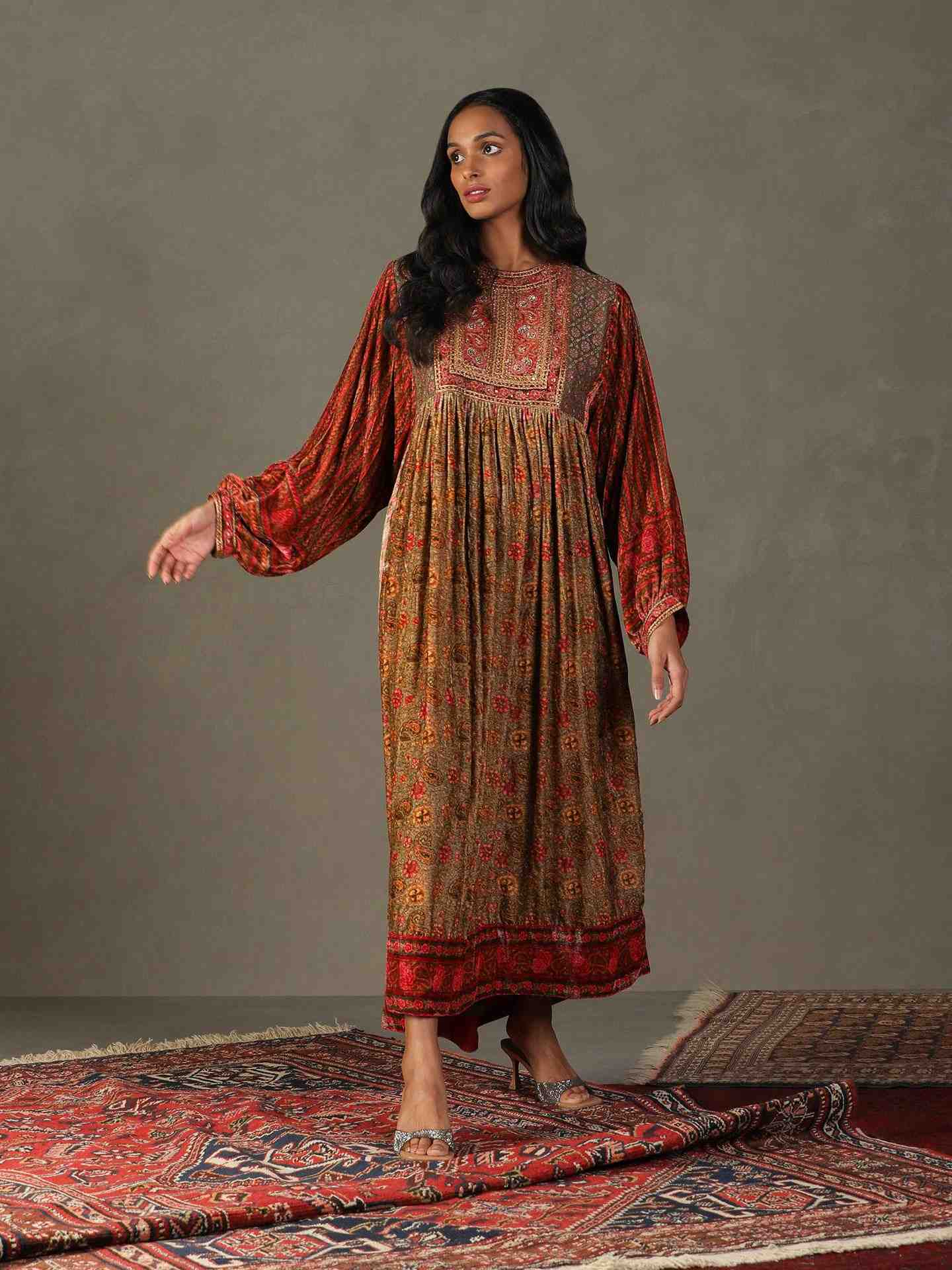 Raspberry Zergul Dress