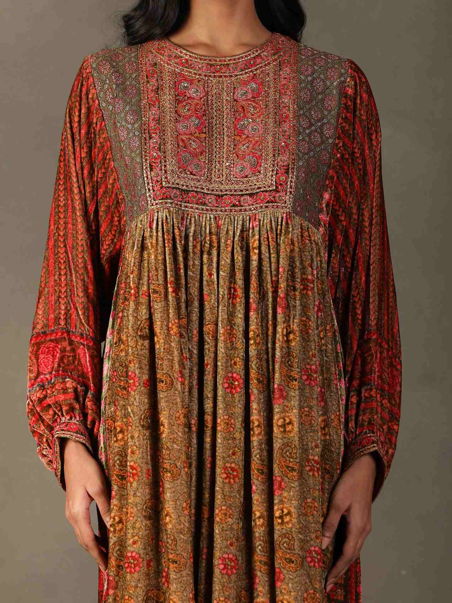 Raspberry Zergul Dress