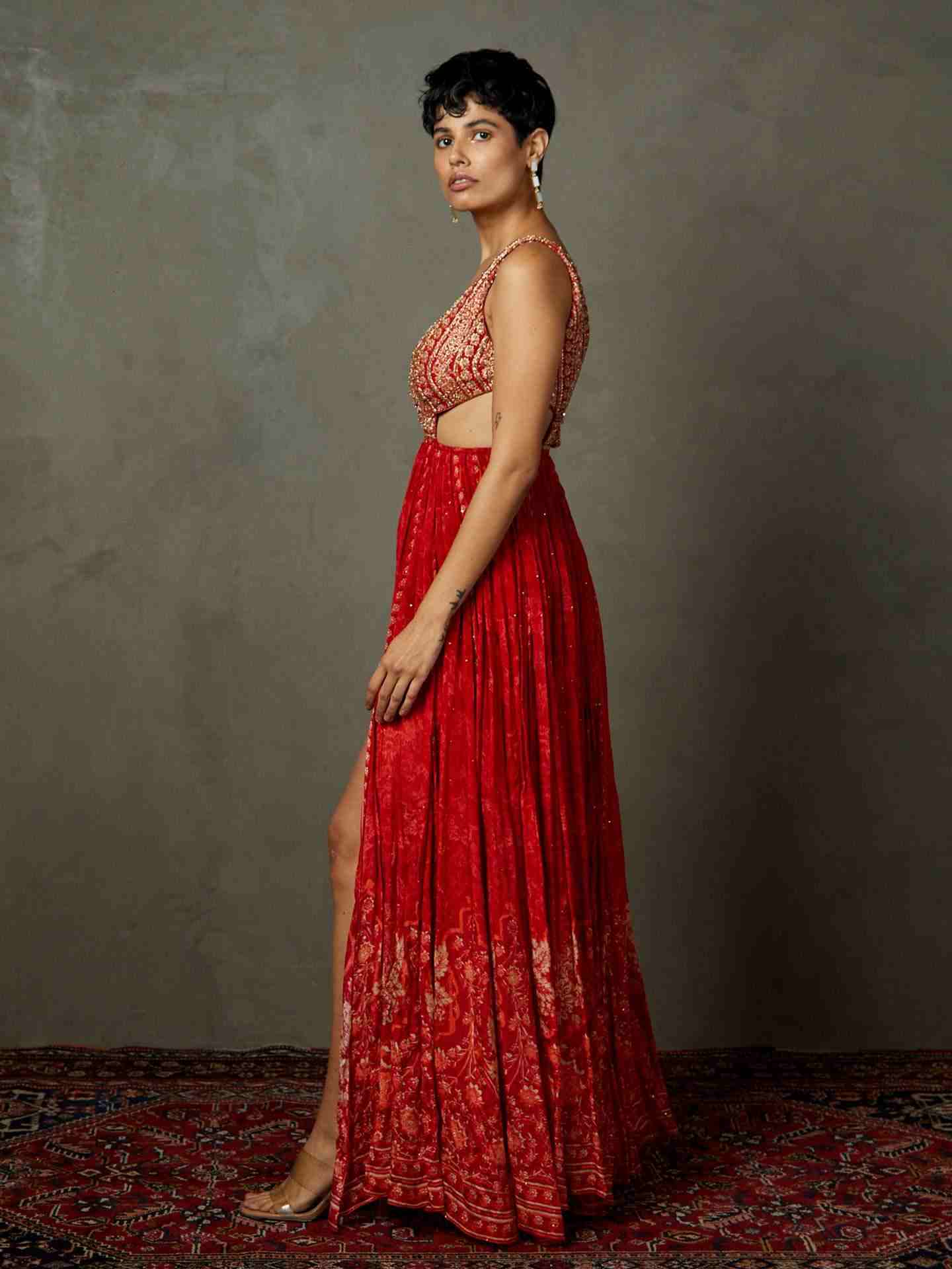 Red Villa Dress