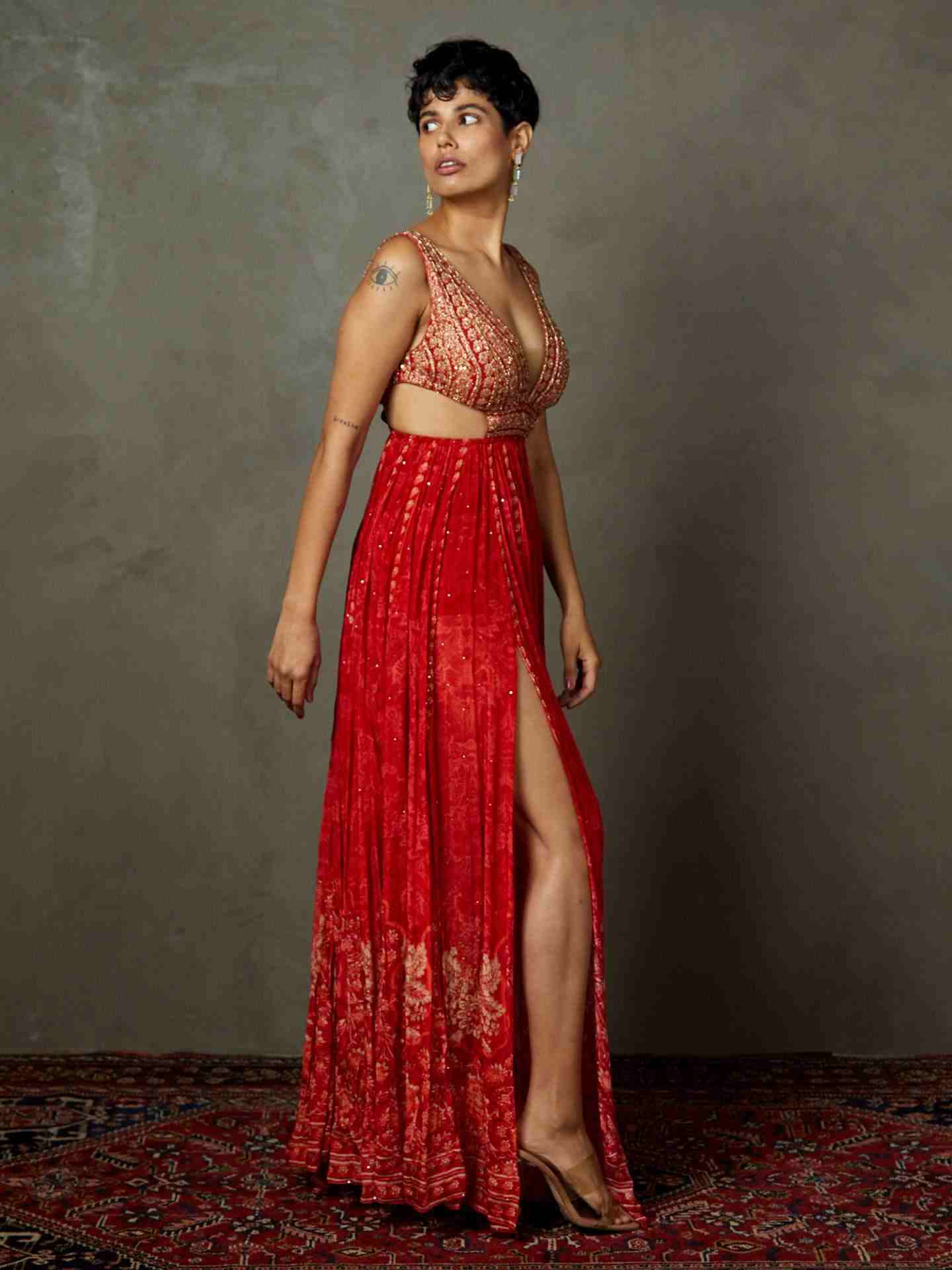 Red Villa Dress