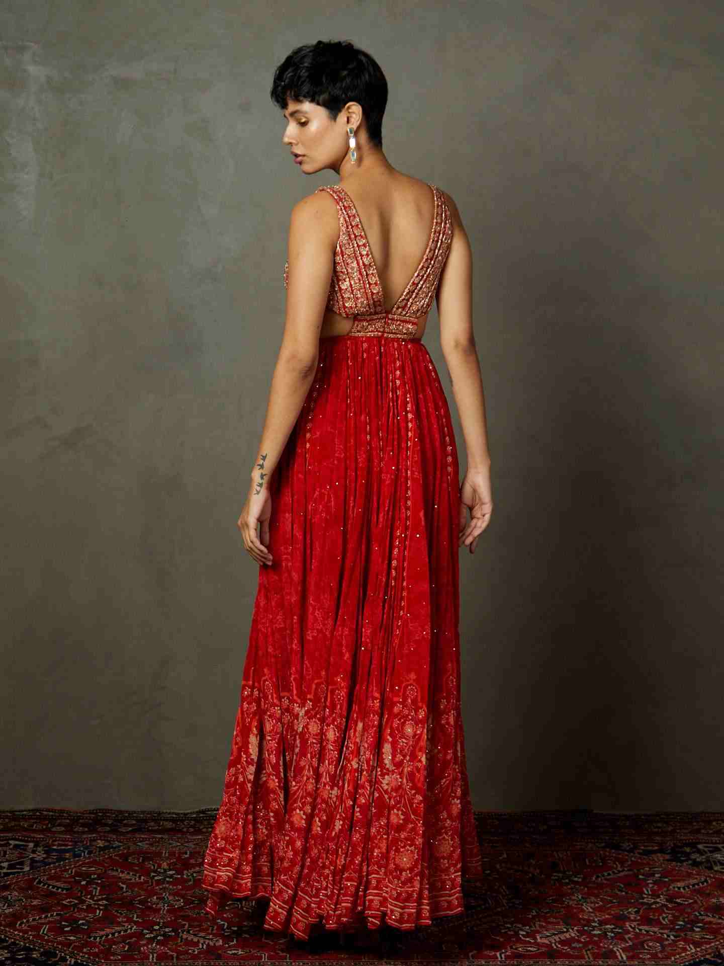 Red Villa Dress