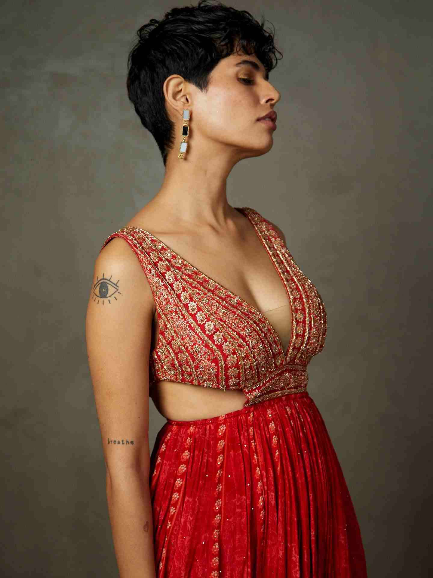 Red Villa Dress