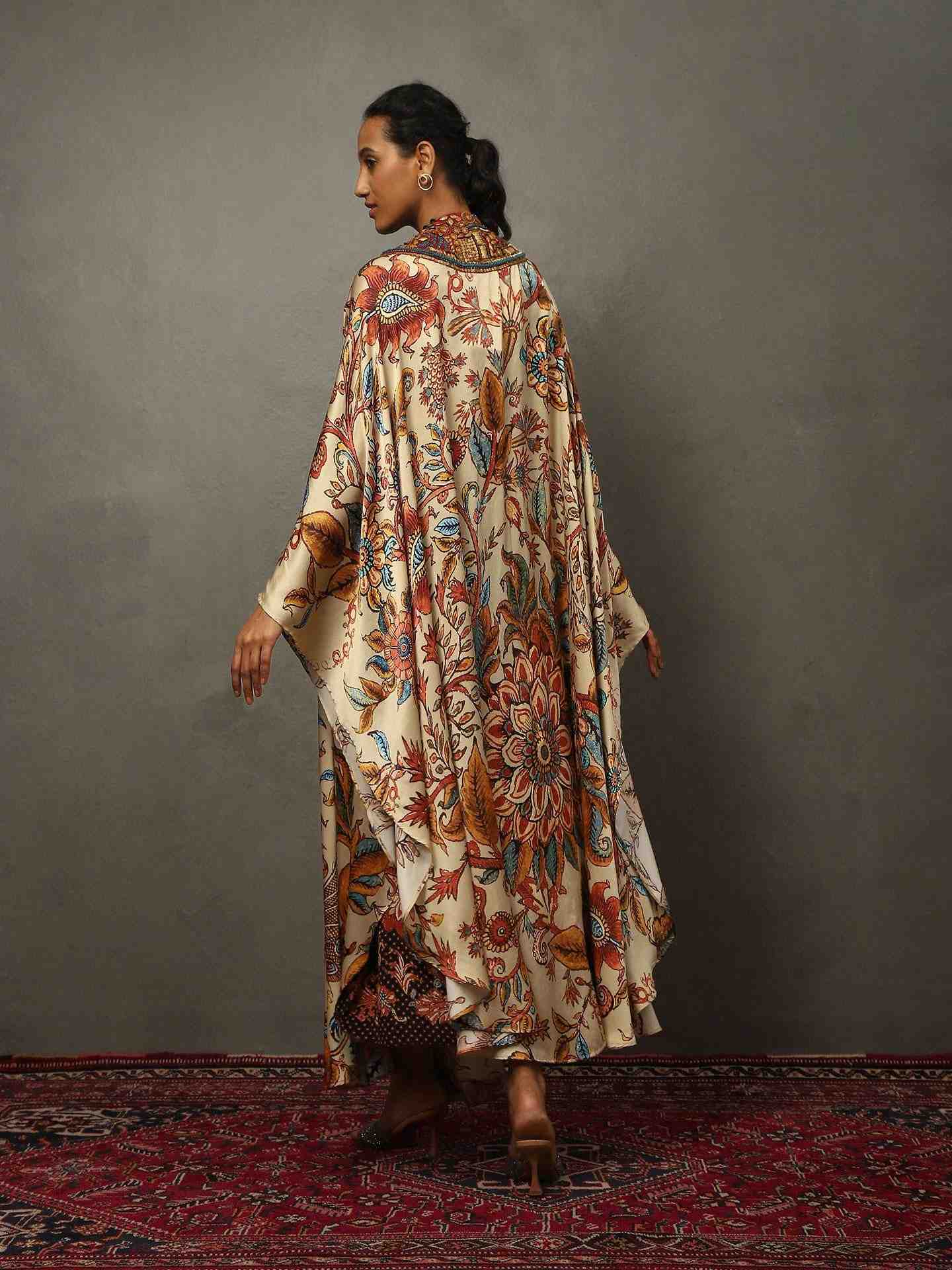 Beige & Black Parikrama Dress