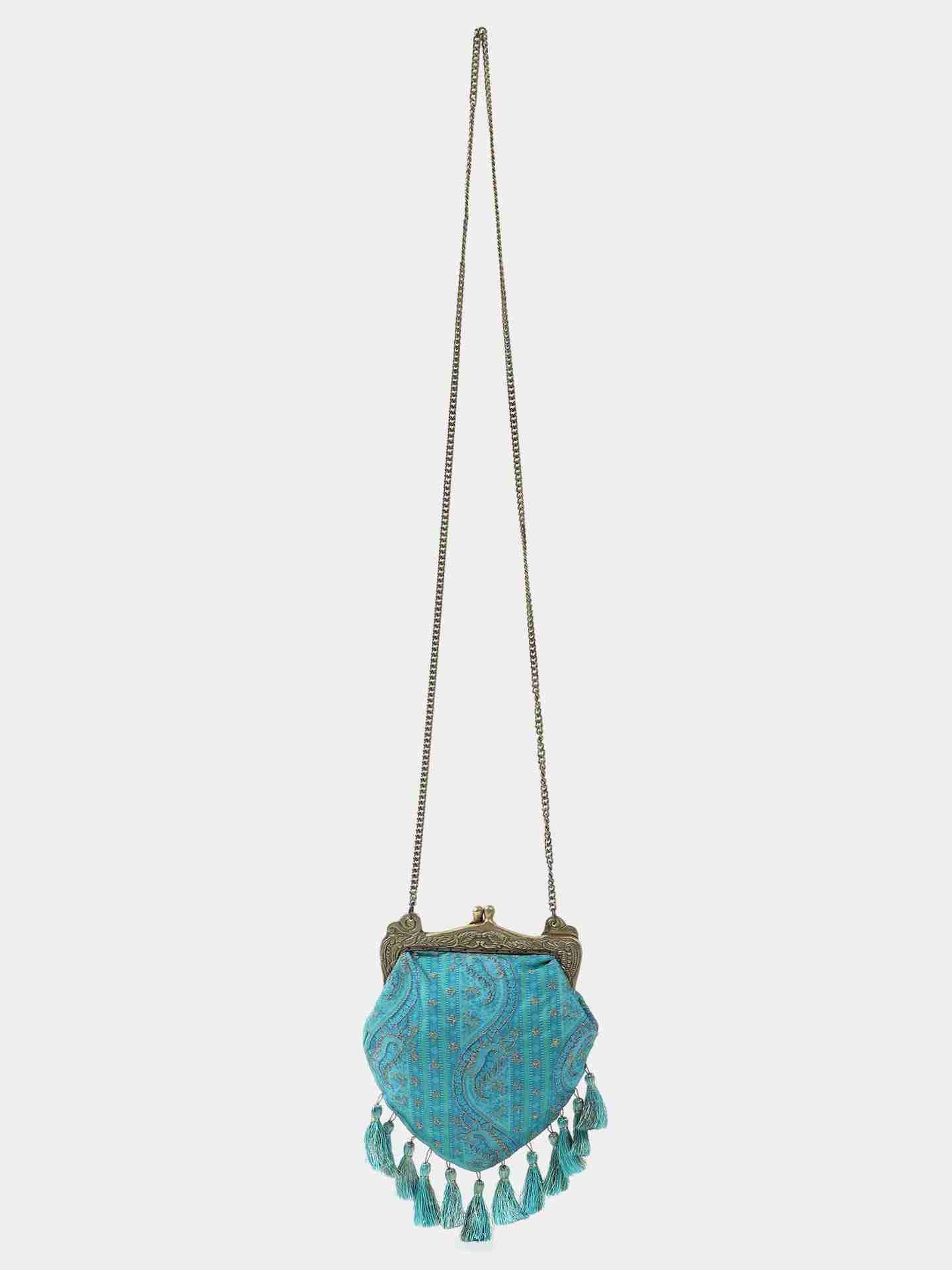 Turquoise Cora Sling Bag