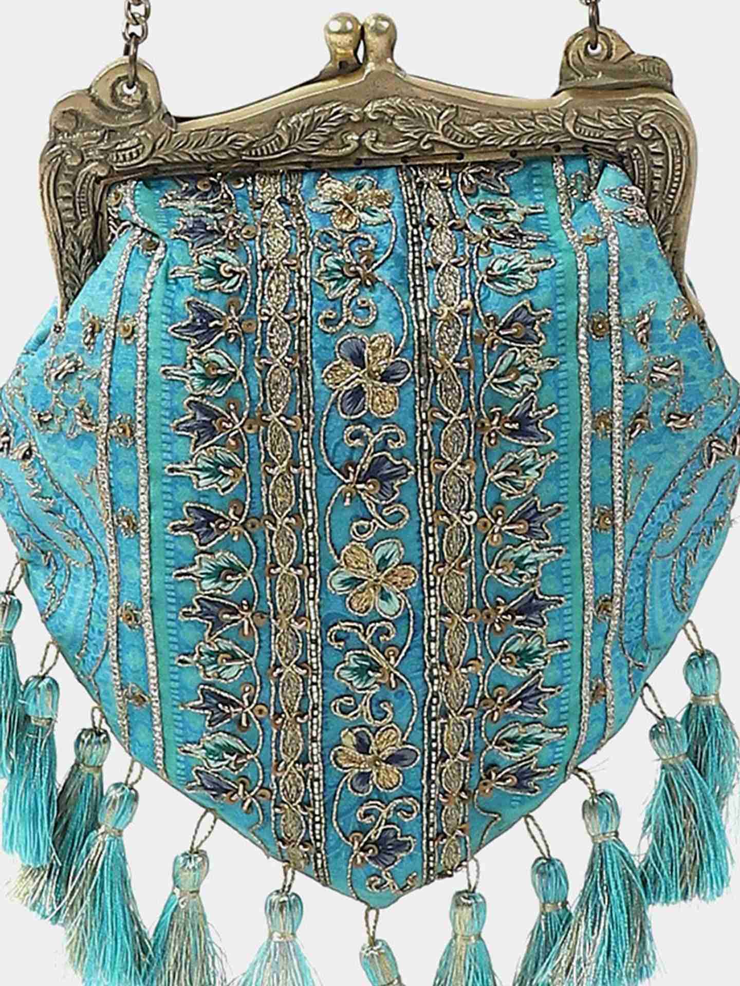 Turquoise Cora Sling Bag