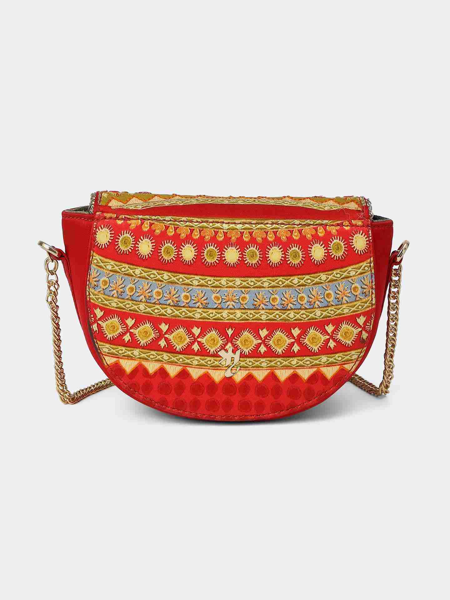 Red Bindiya Sling Bag