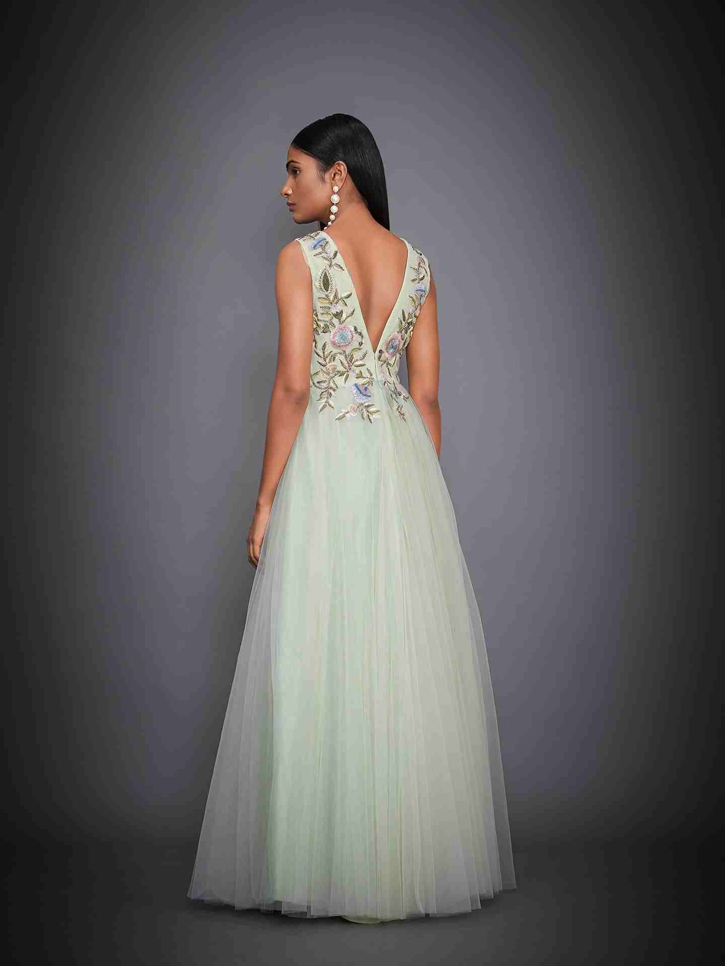 Mint Royal Garden Gown