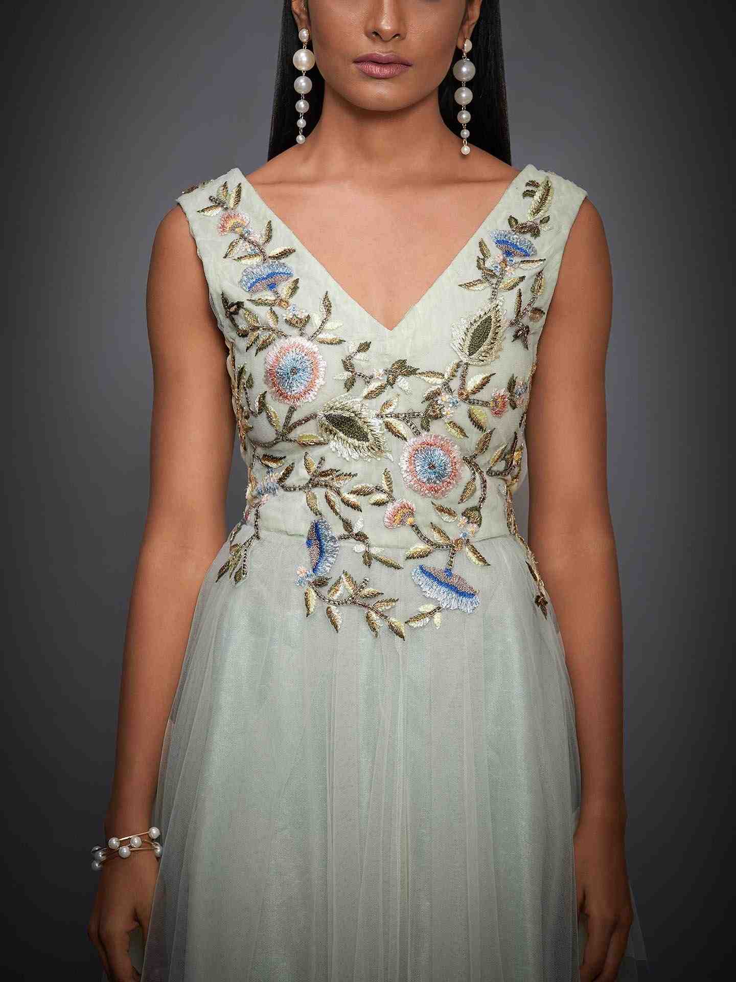 Mint Royal Garden Gown