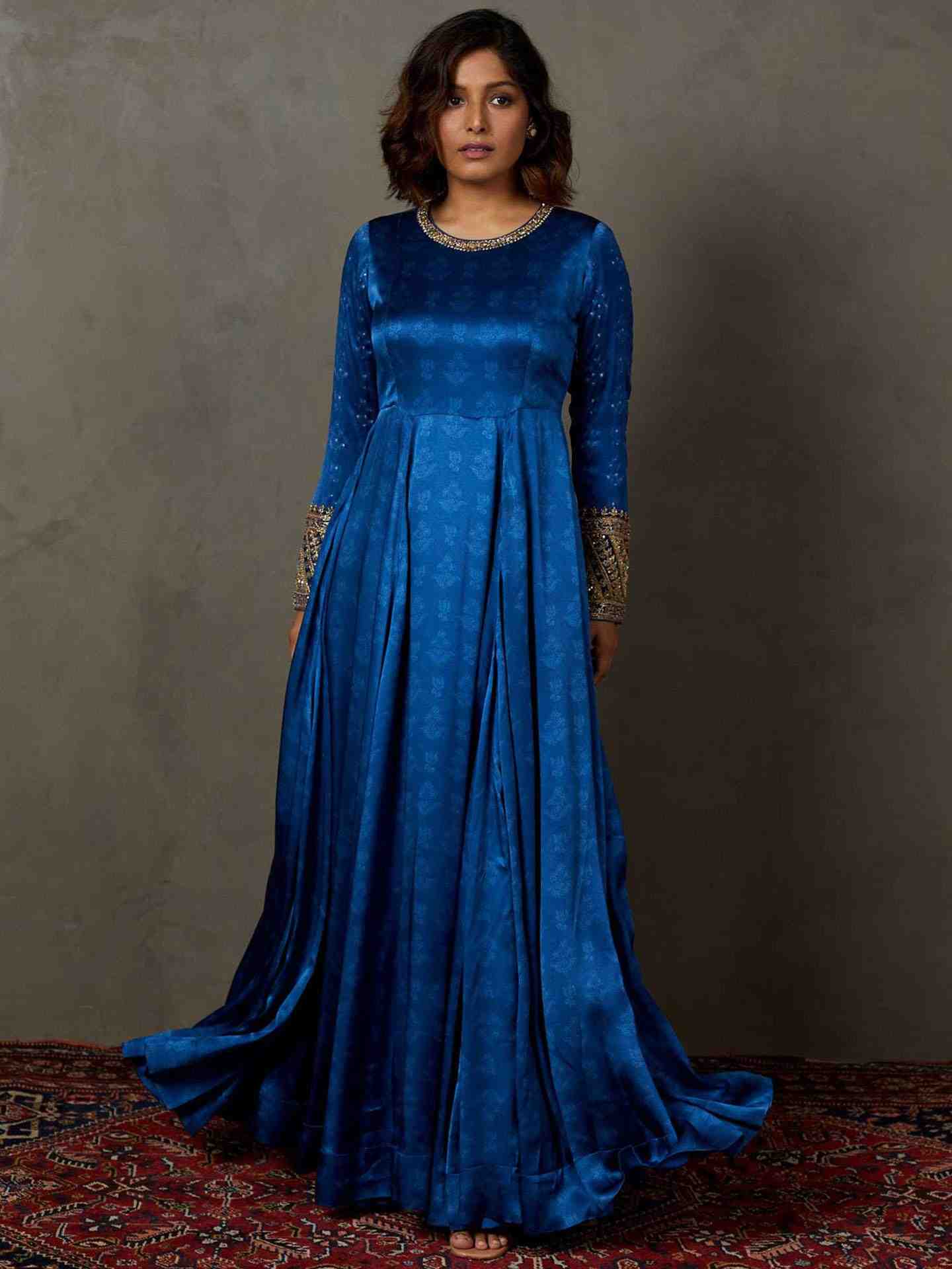 Blue Rupsi Gown