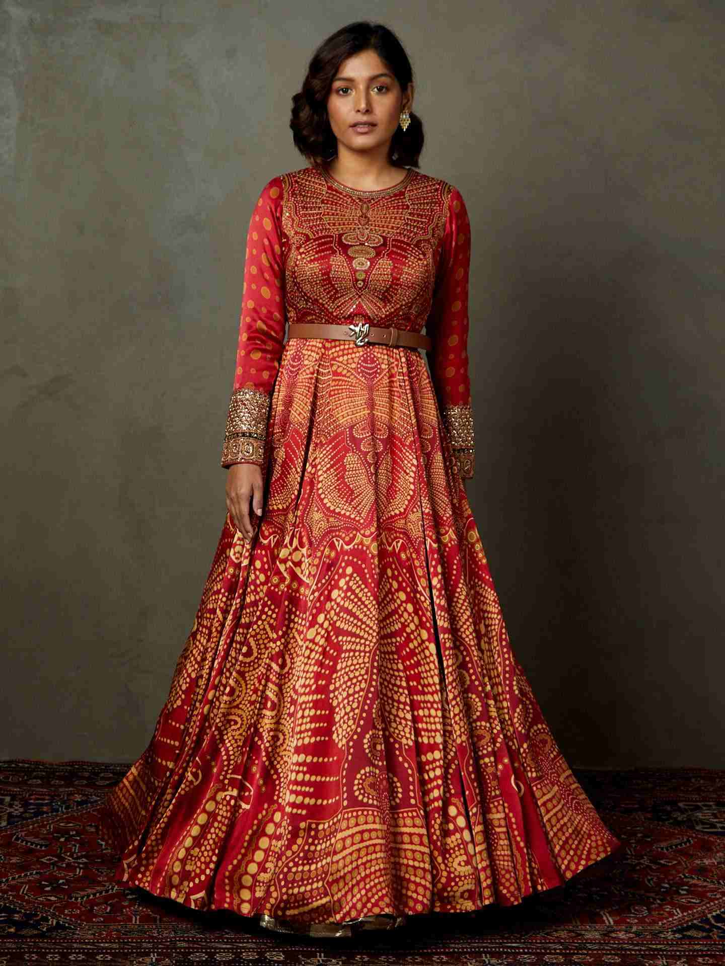 Burgundy Petunia Gown