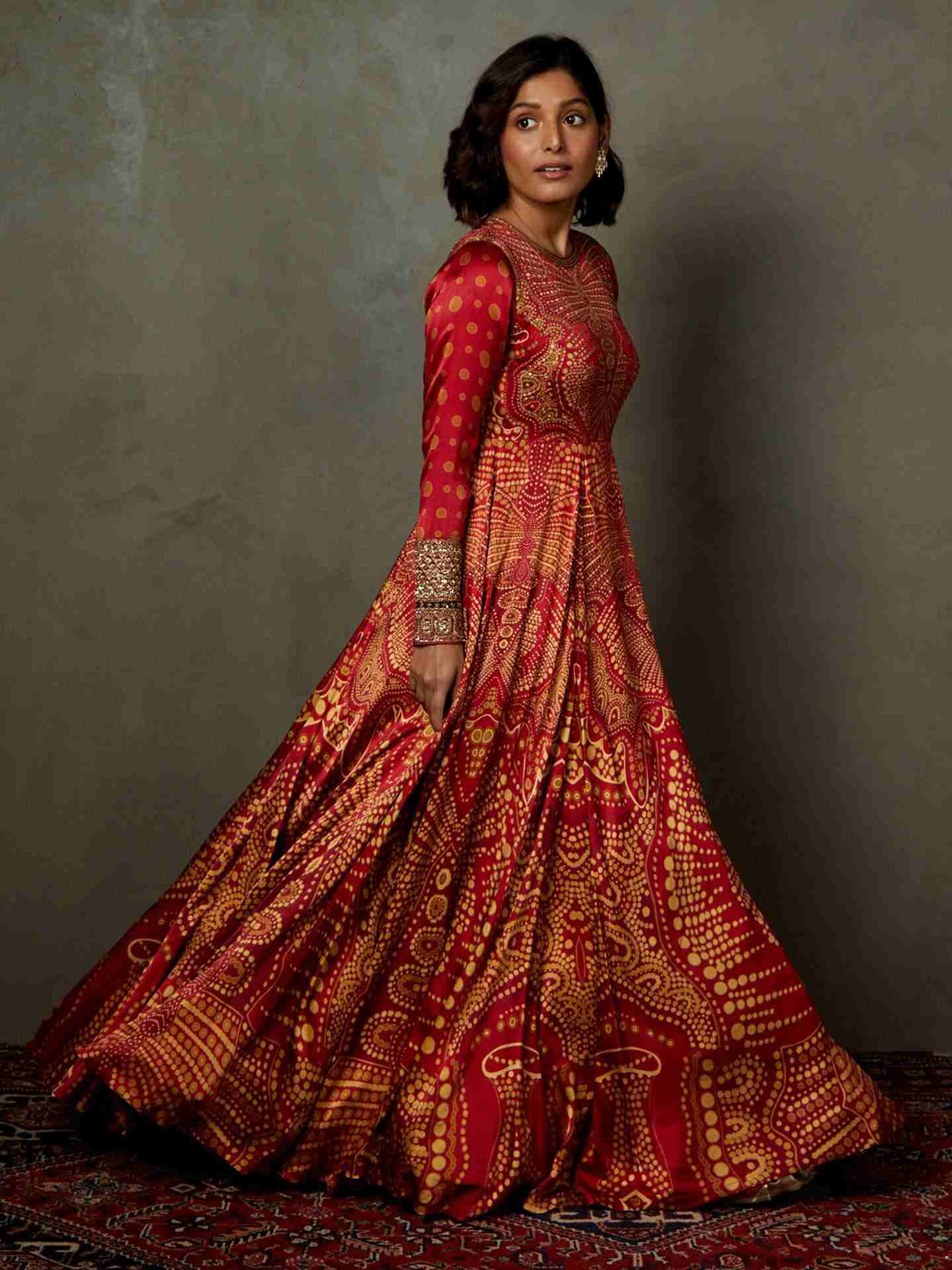 Burgundy Petunia Gown