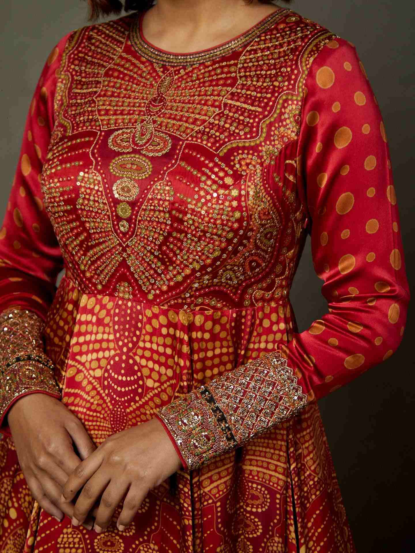 Burgundy Petunia Gown