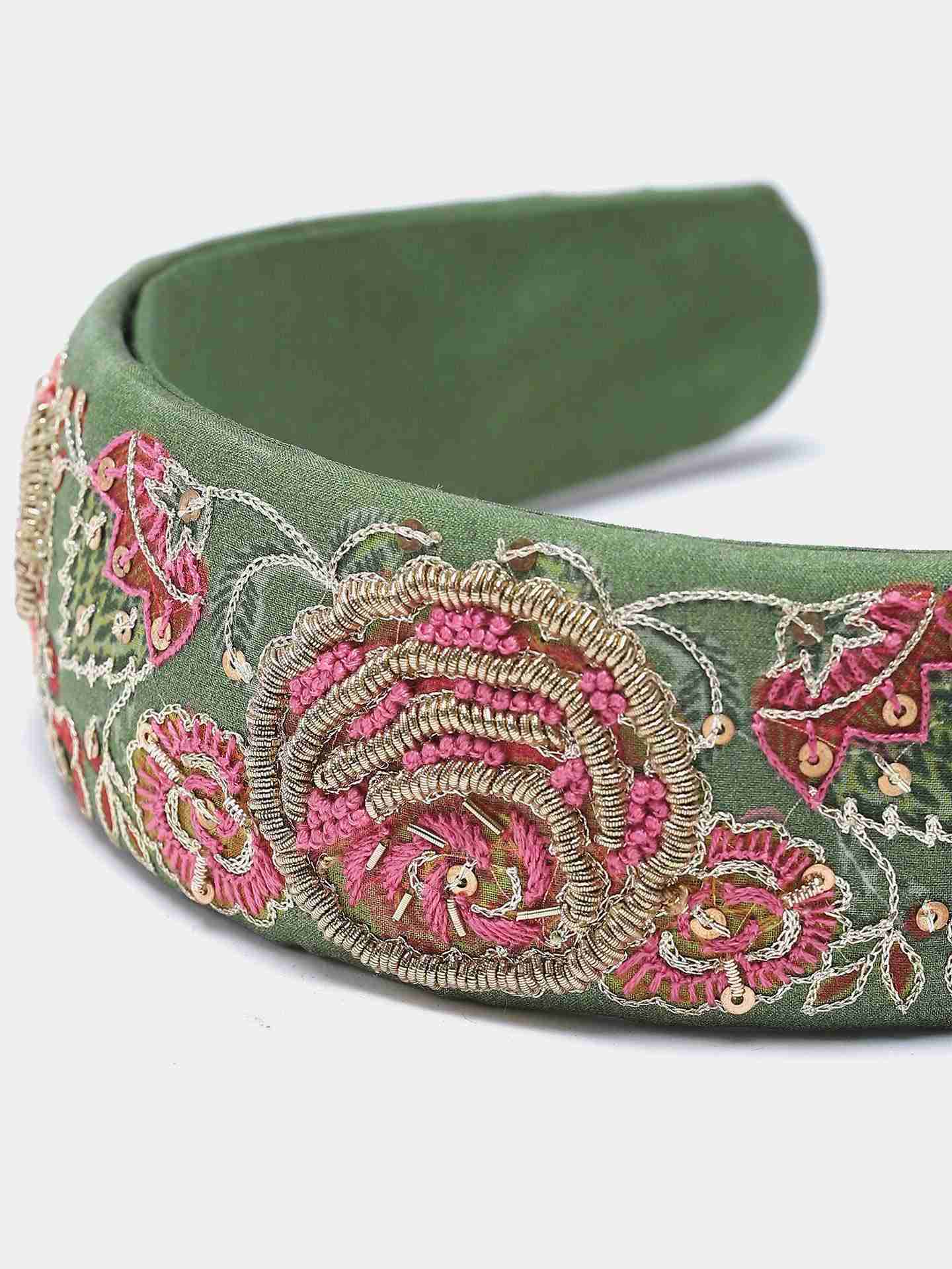 Green Janet Headband