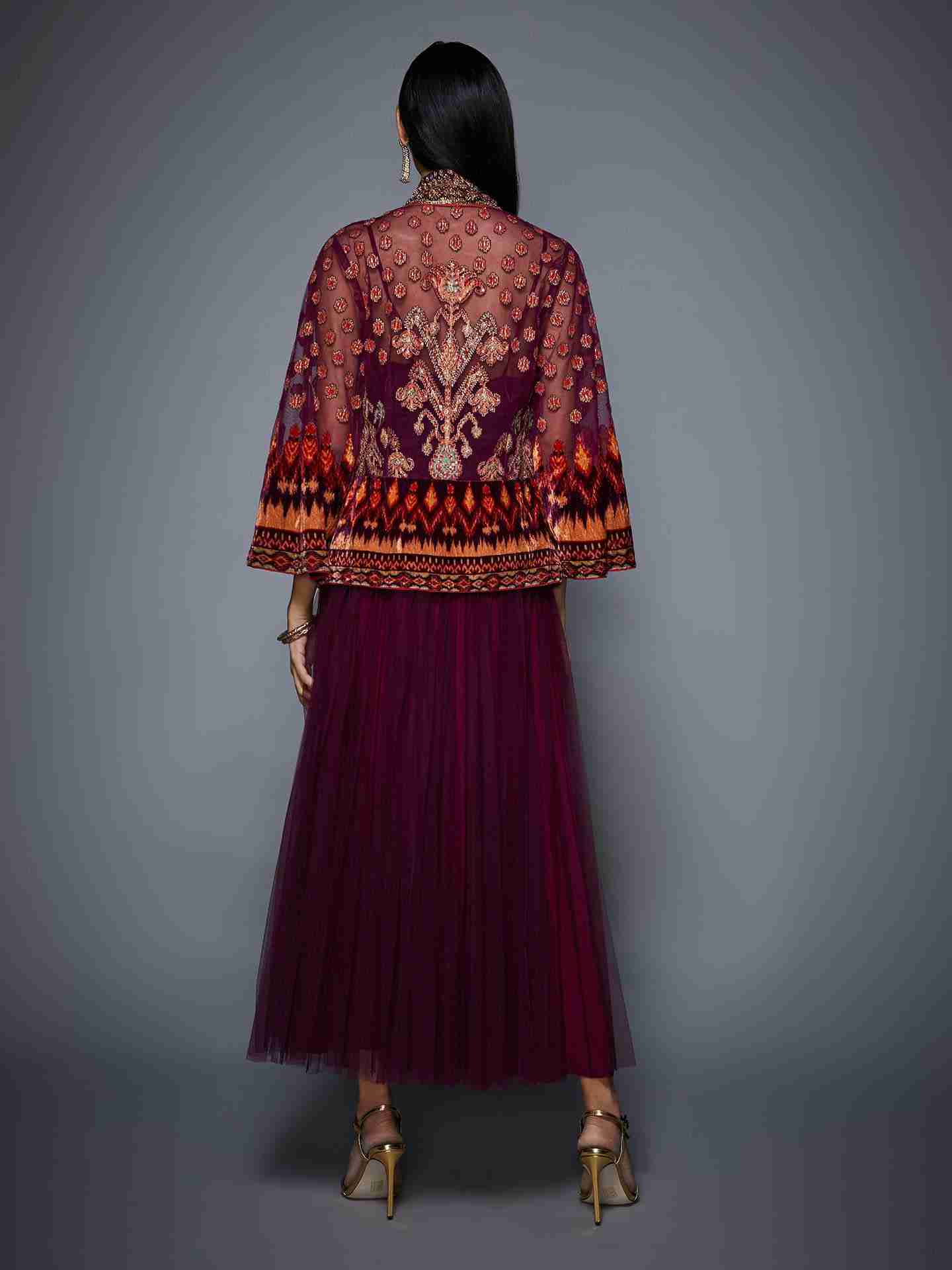 Prune Mohi Dress With Jacket