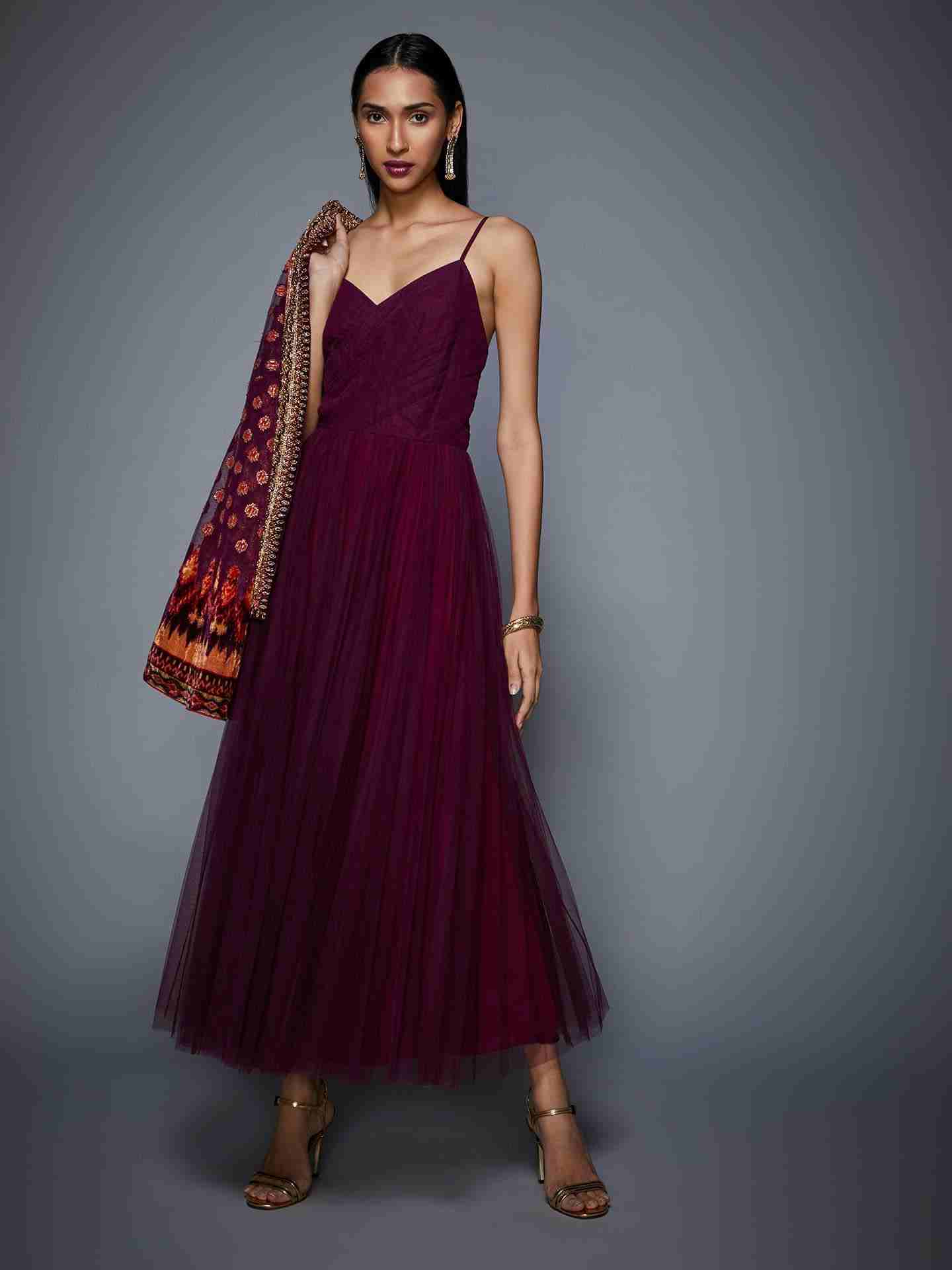 Prune Mohi Dress With Jacket