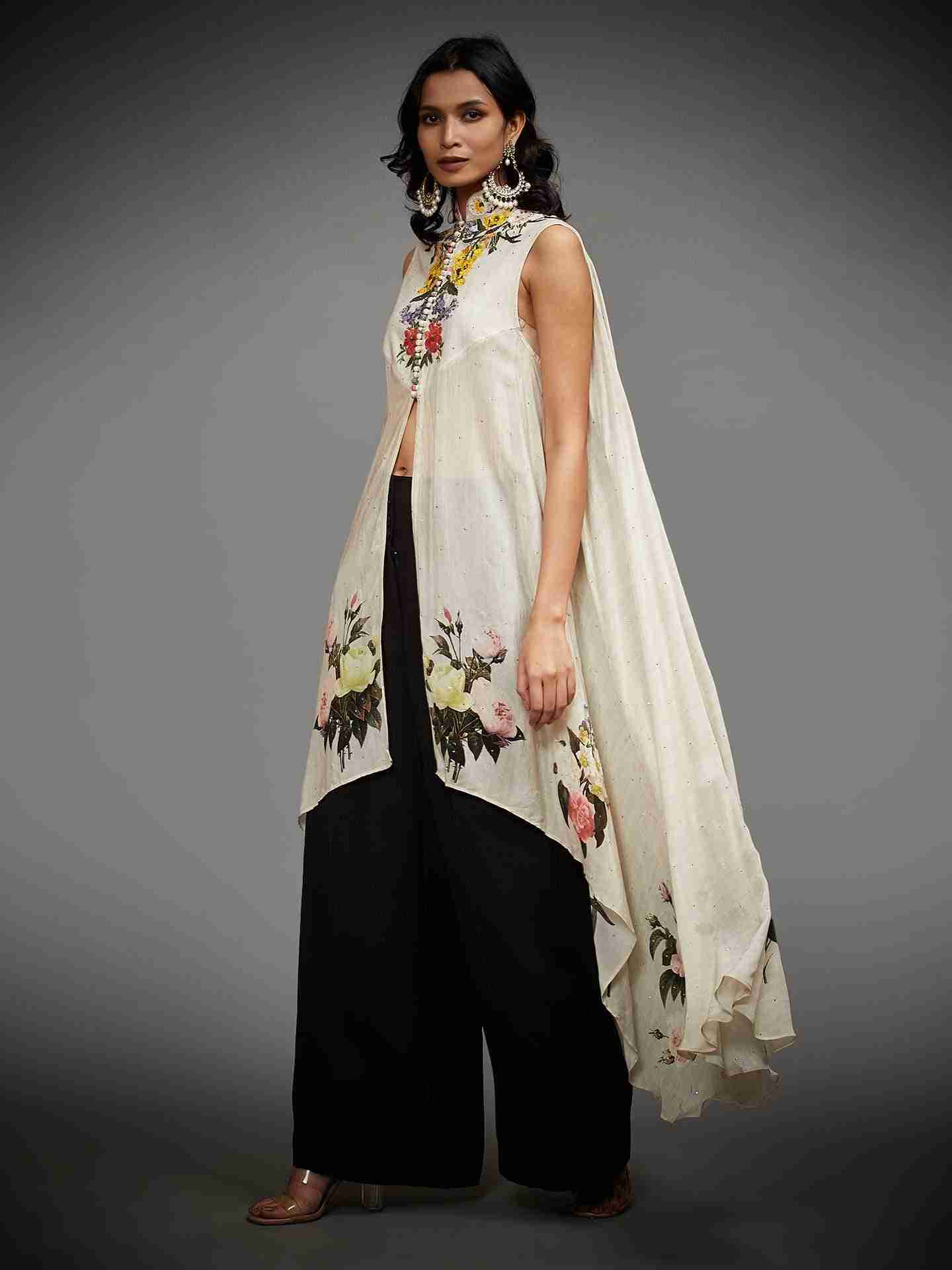 Offwhite & Multi Rawana Jacket