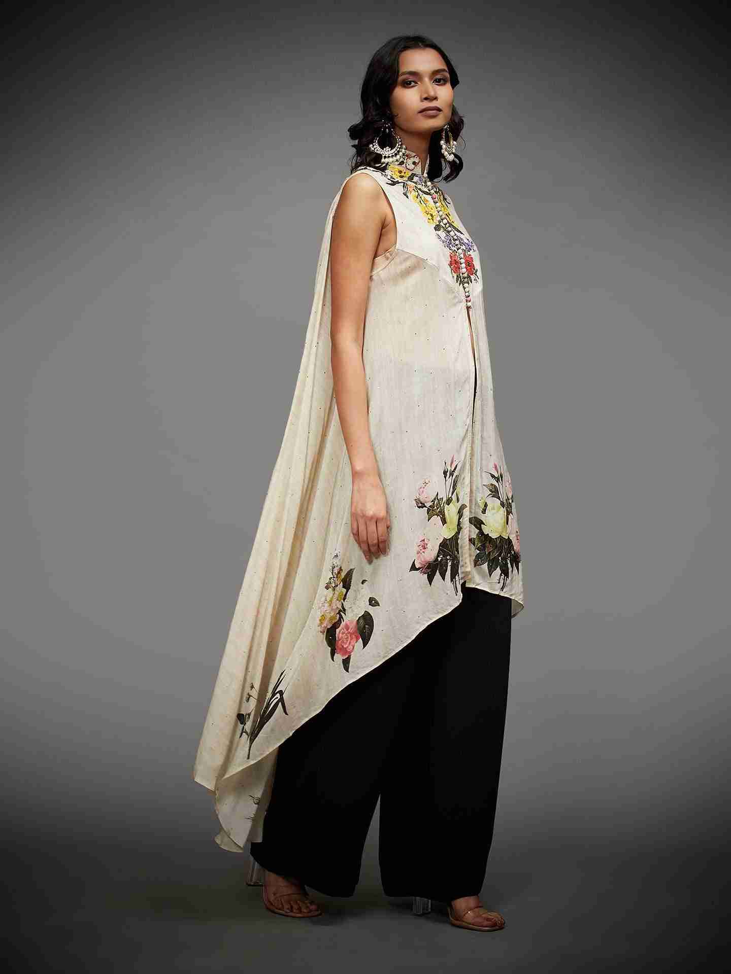 Offwhite & Multi Rawana Jacket