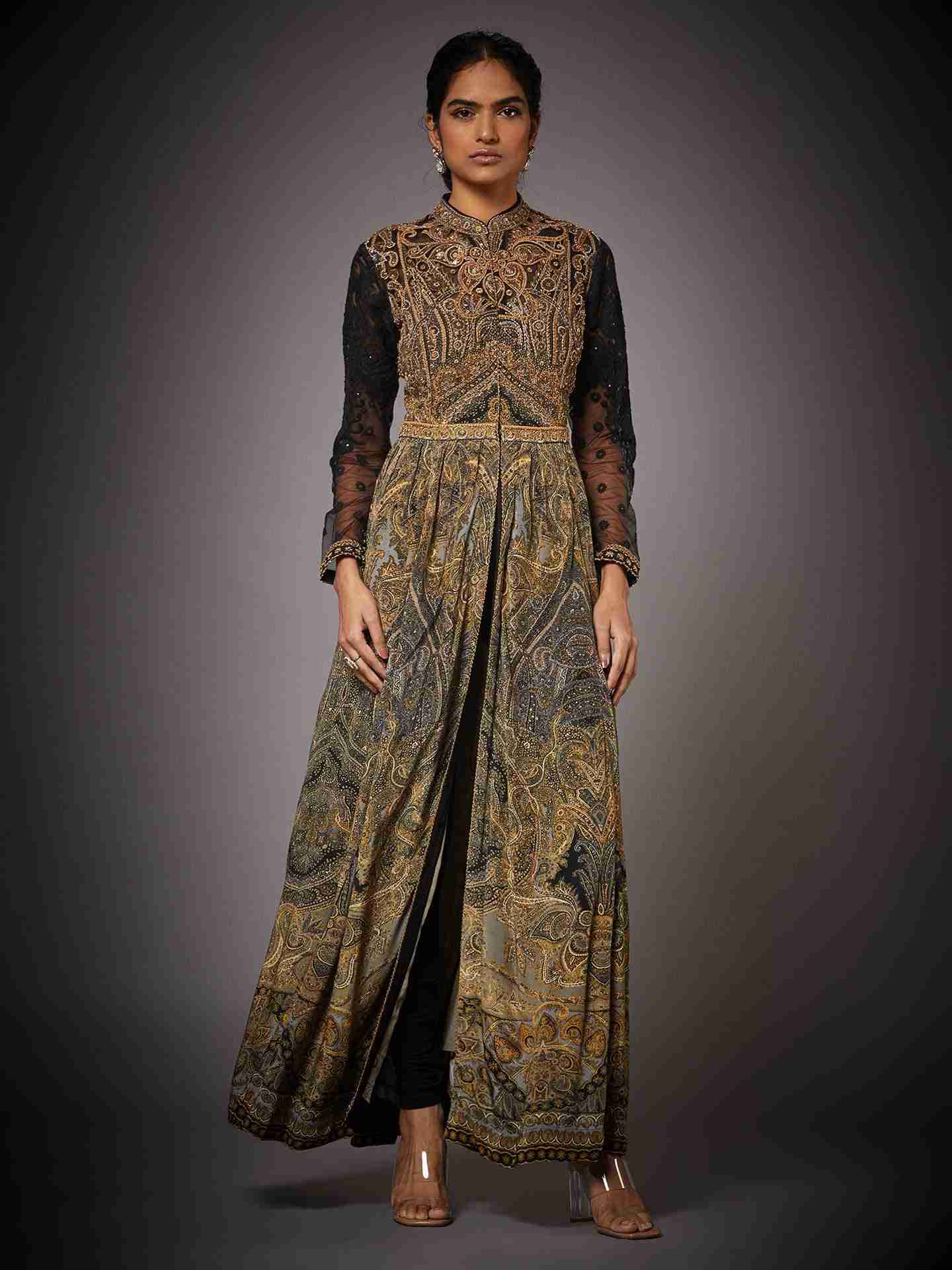 Black & Beige Niscira Jacket