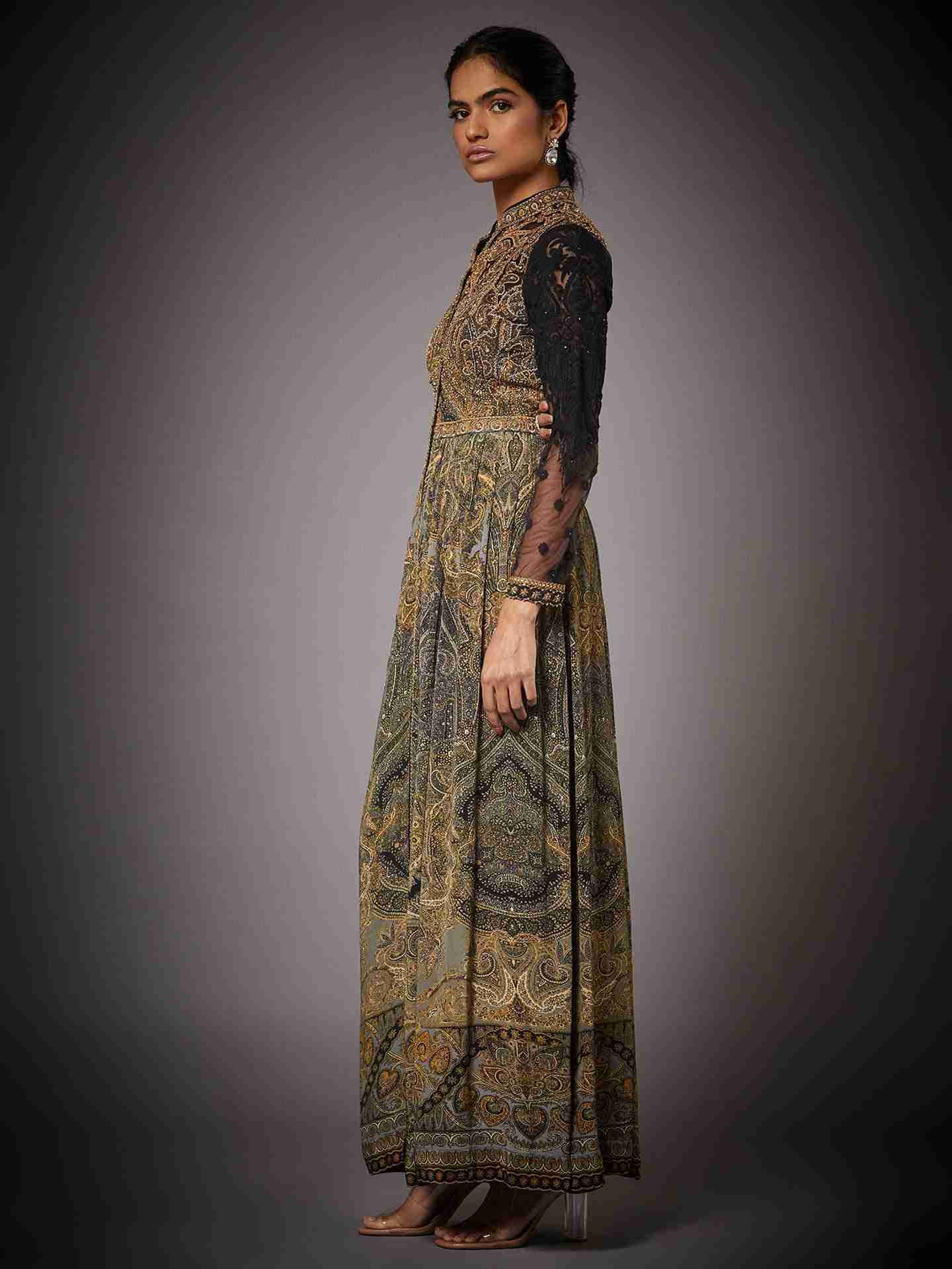 Black & Beige Niscira Jacket