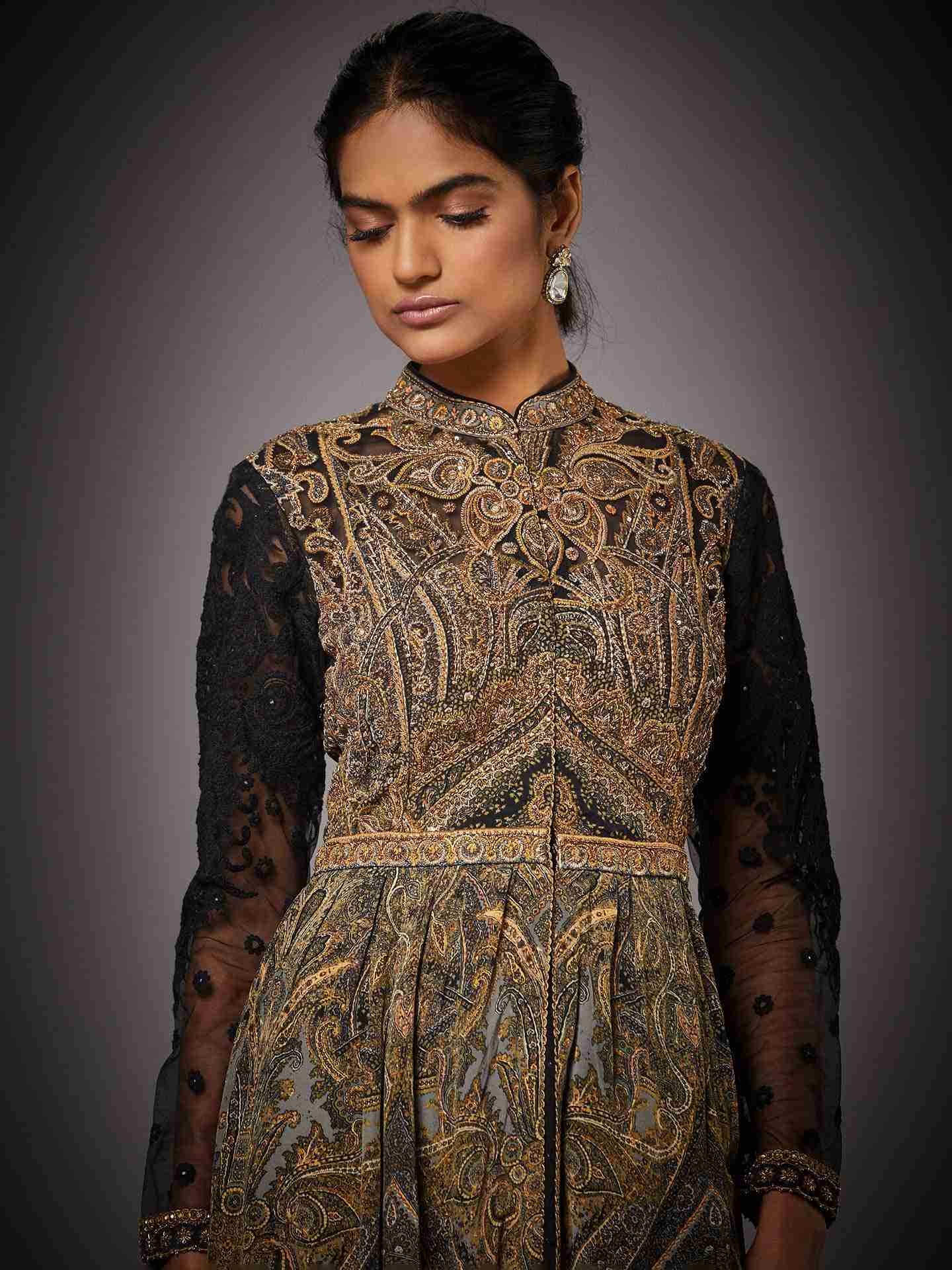 Black & Beige Niscira Jacket