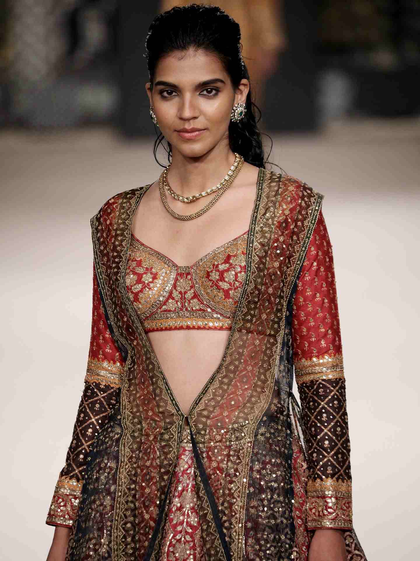 Blue & Multi Keya Jacket