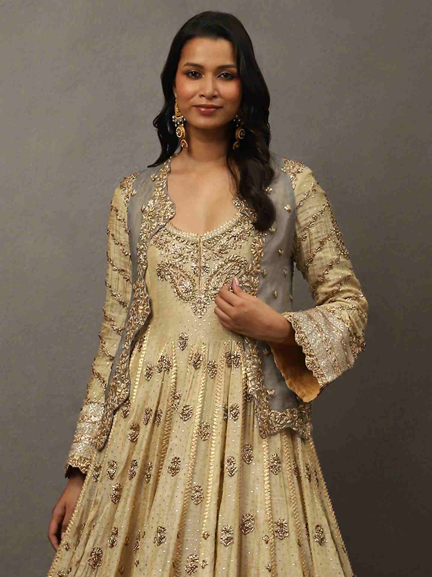 Light Blue 	Taj Bhawani Gilet