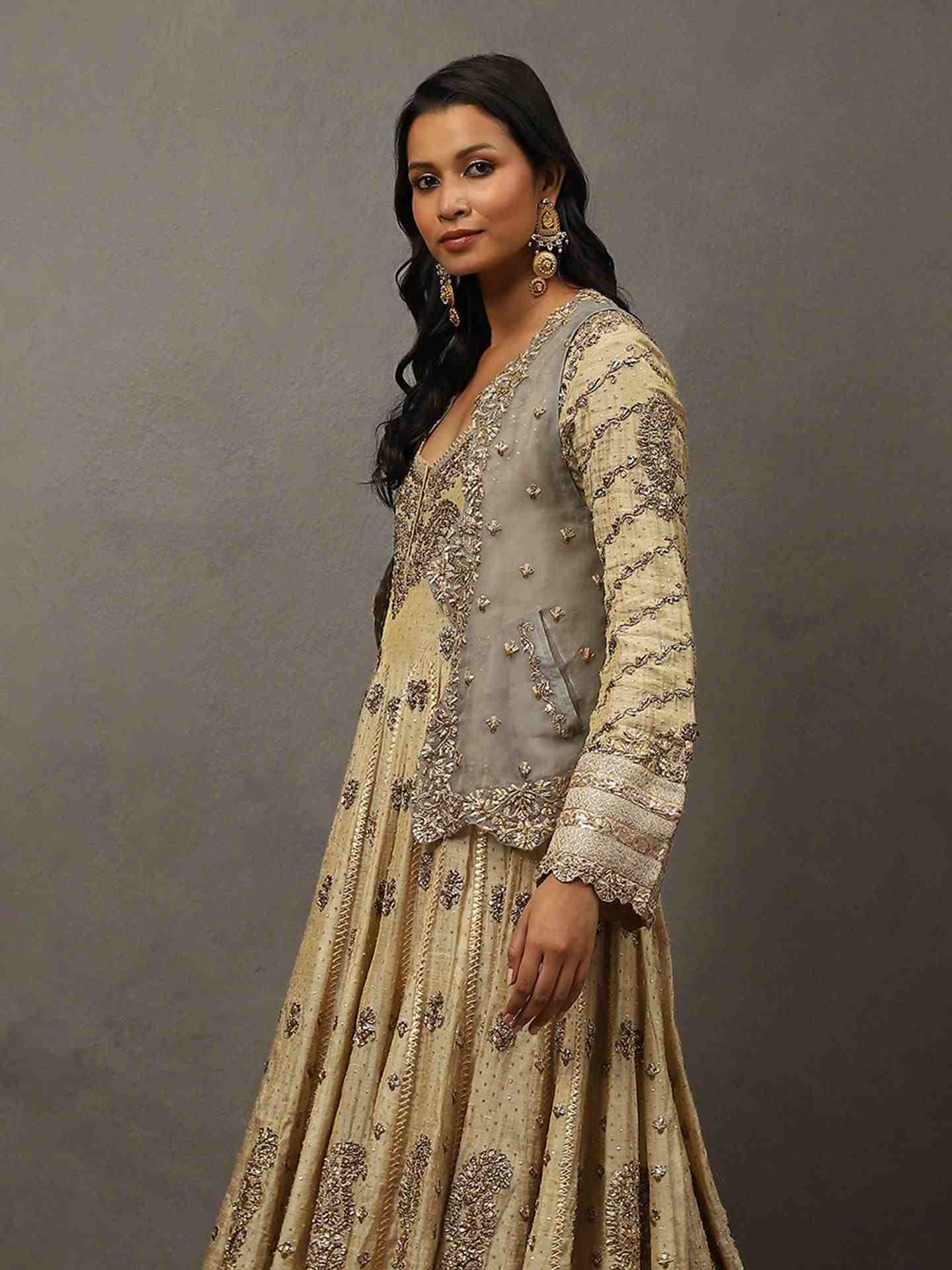 Light Blue 	Taj Bhawani Gilet