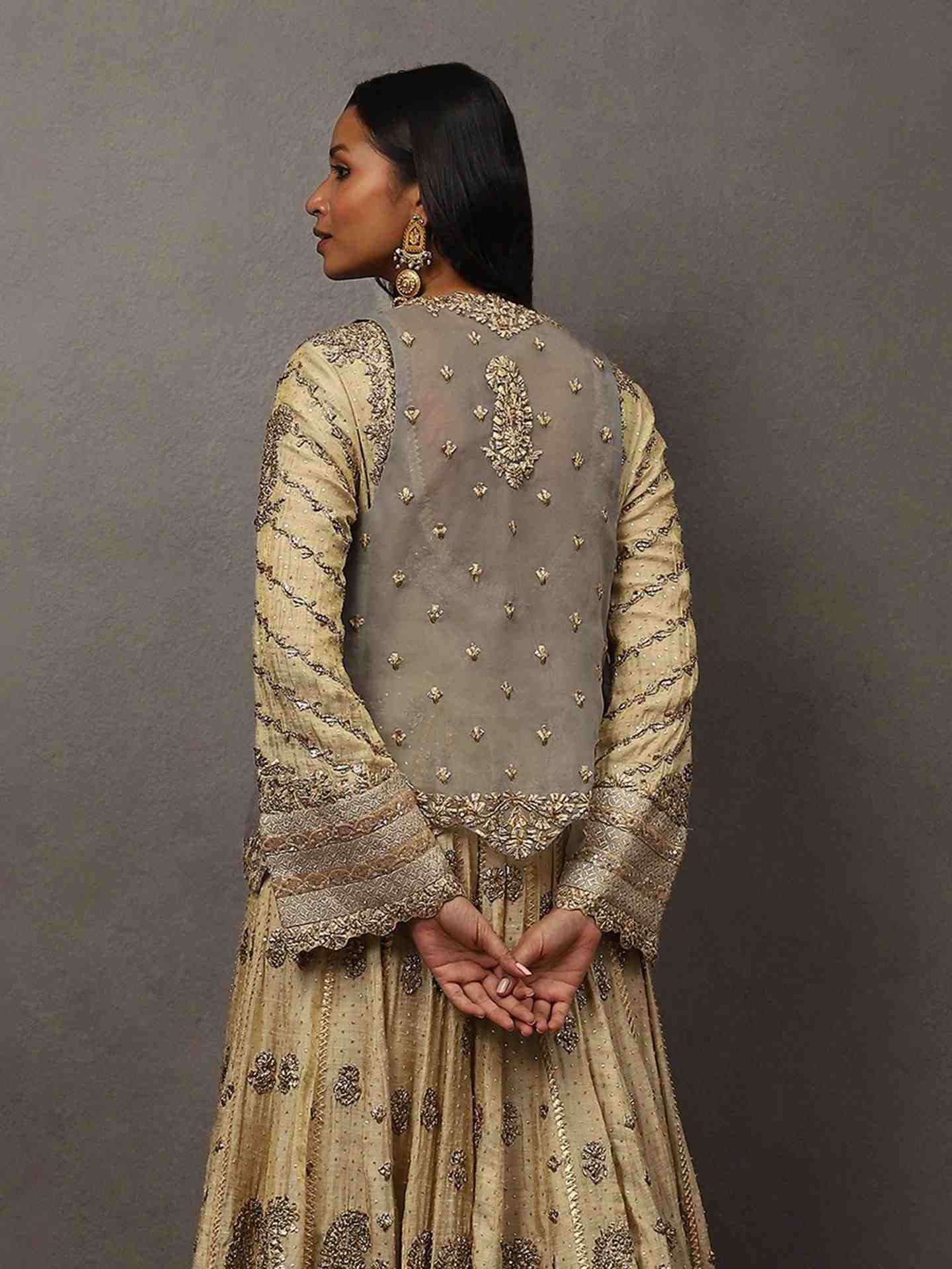 Light Blue 	Taj Bhawani Gilet