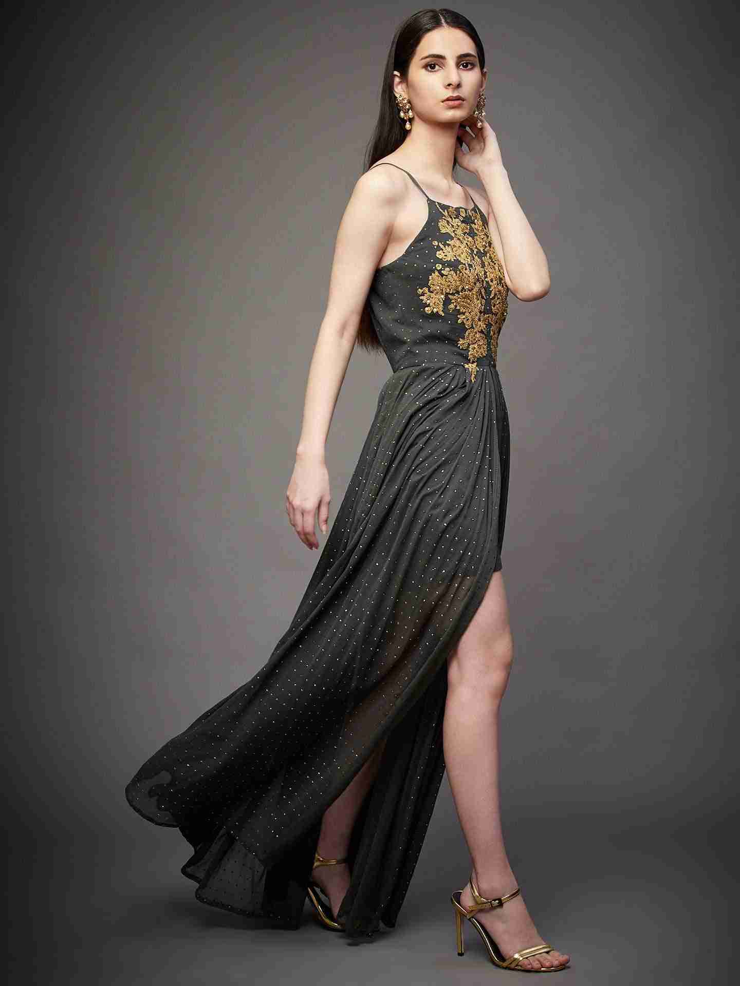 Charcoal Grey Shirley Jumpsuit