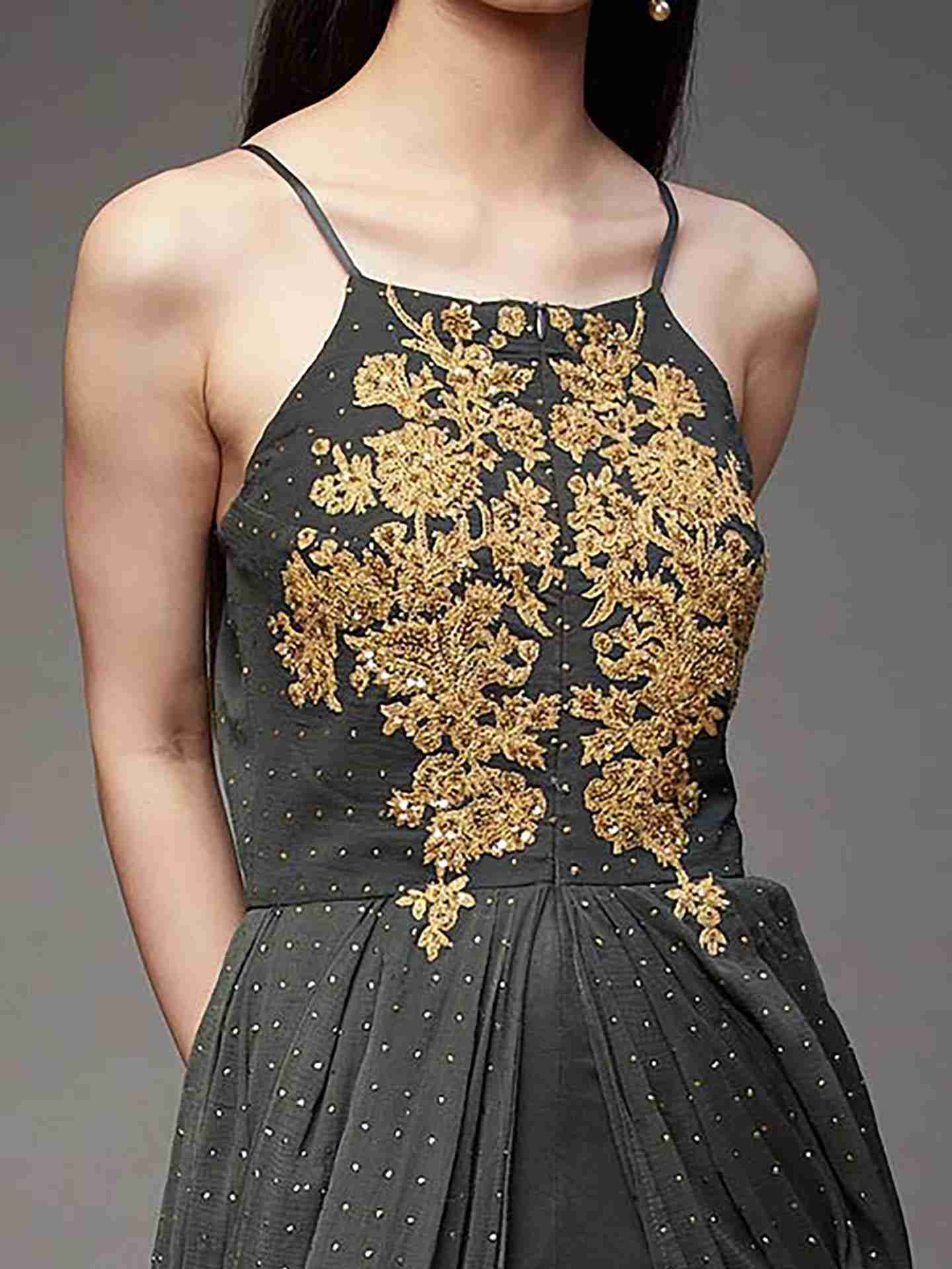 Charcoal Grey Shirley Jumpsuit