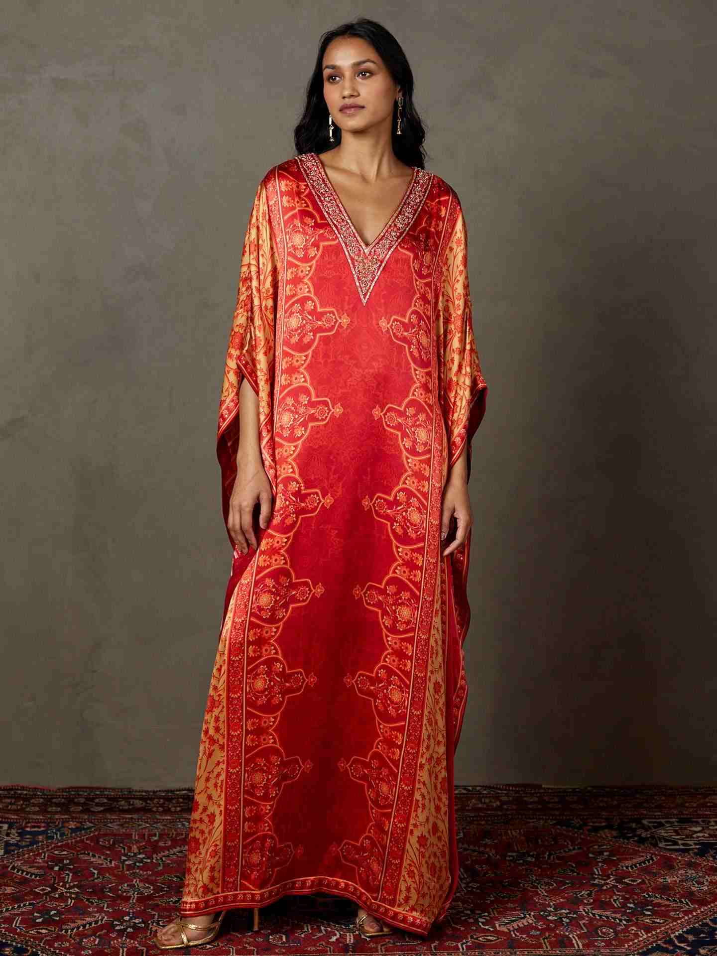 Red Villa Kaftan