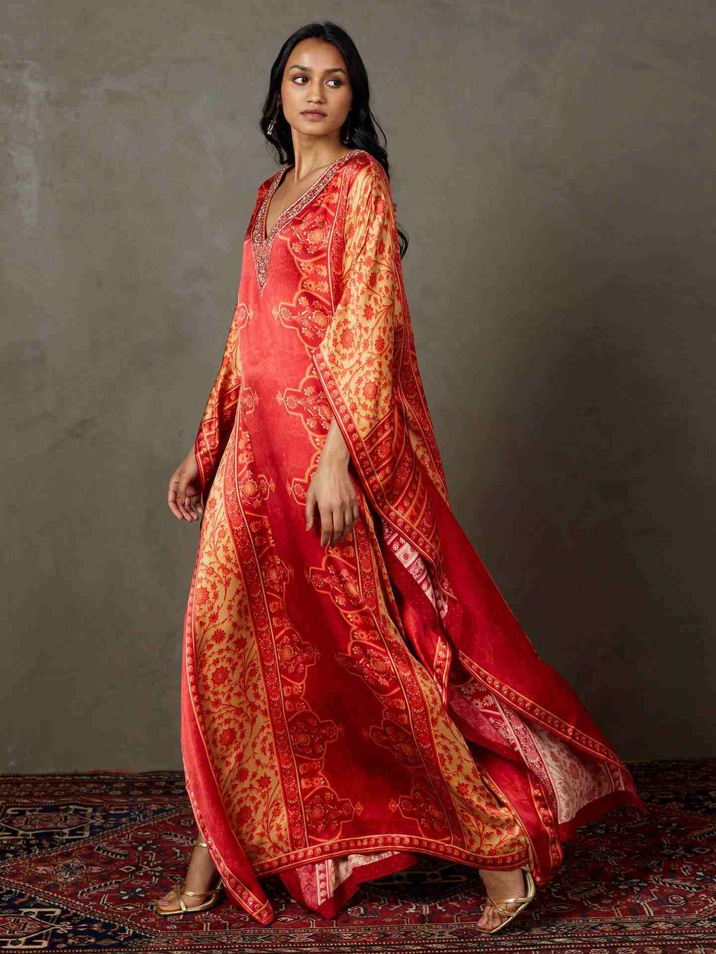 Red Villa Kaftan