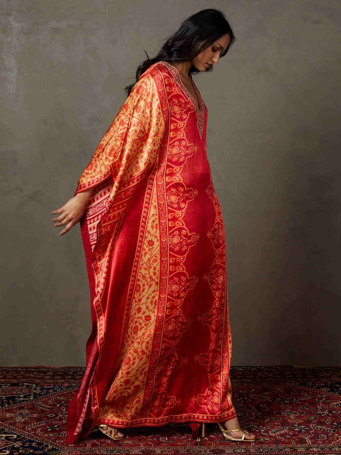 Red Villa Kaftan